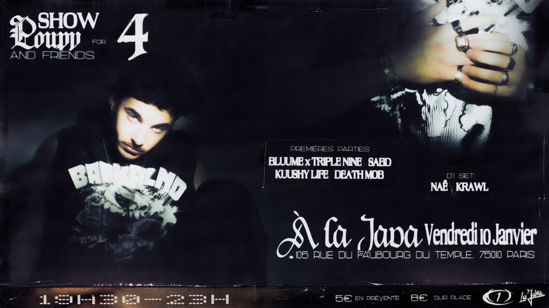 Poupy & Friends For « 4 » At La Java Cover
