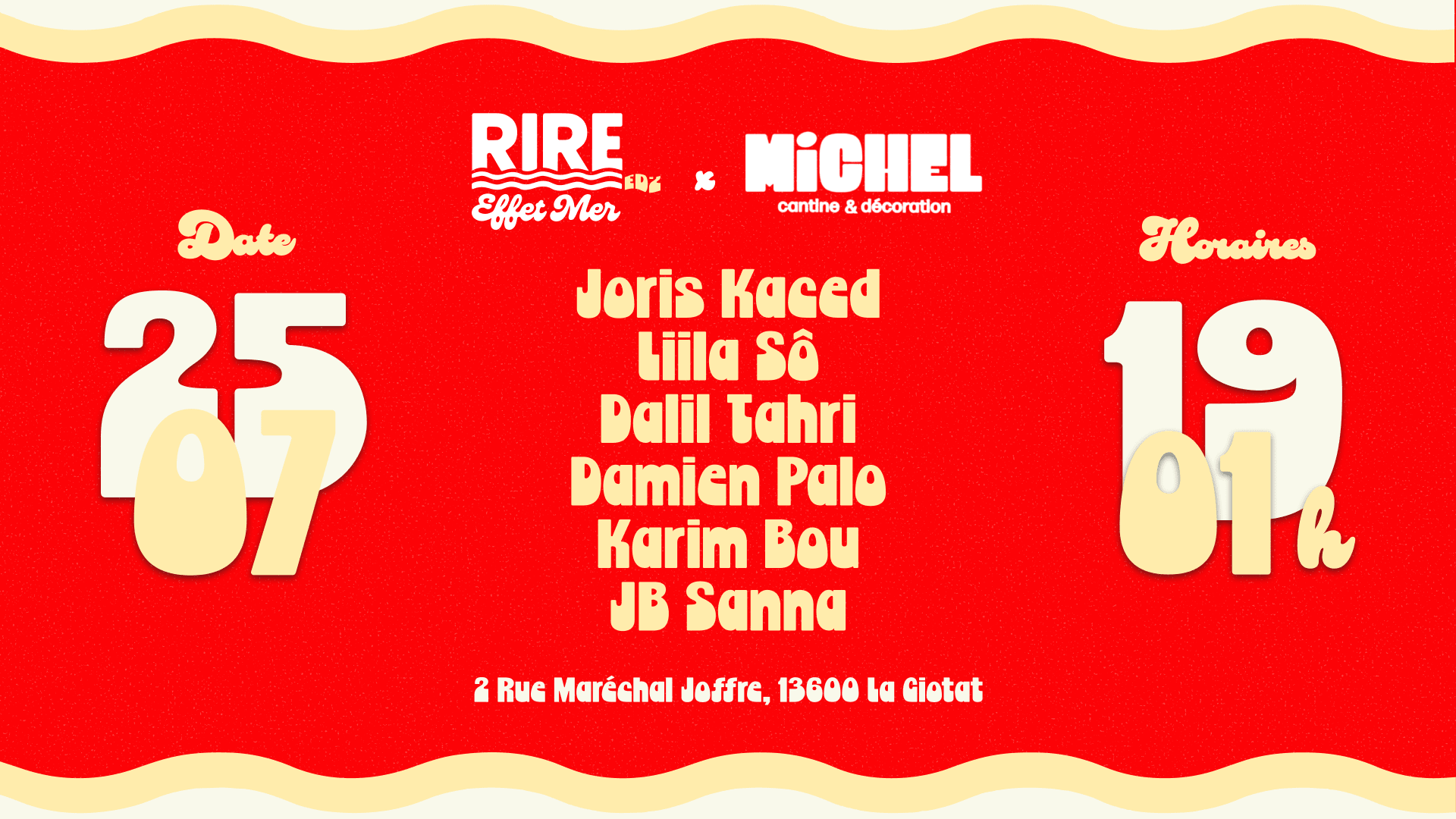 Rire Effet Mer X Michel Cantine Cover