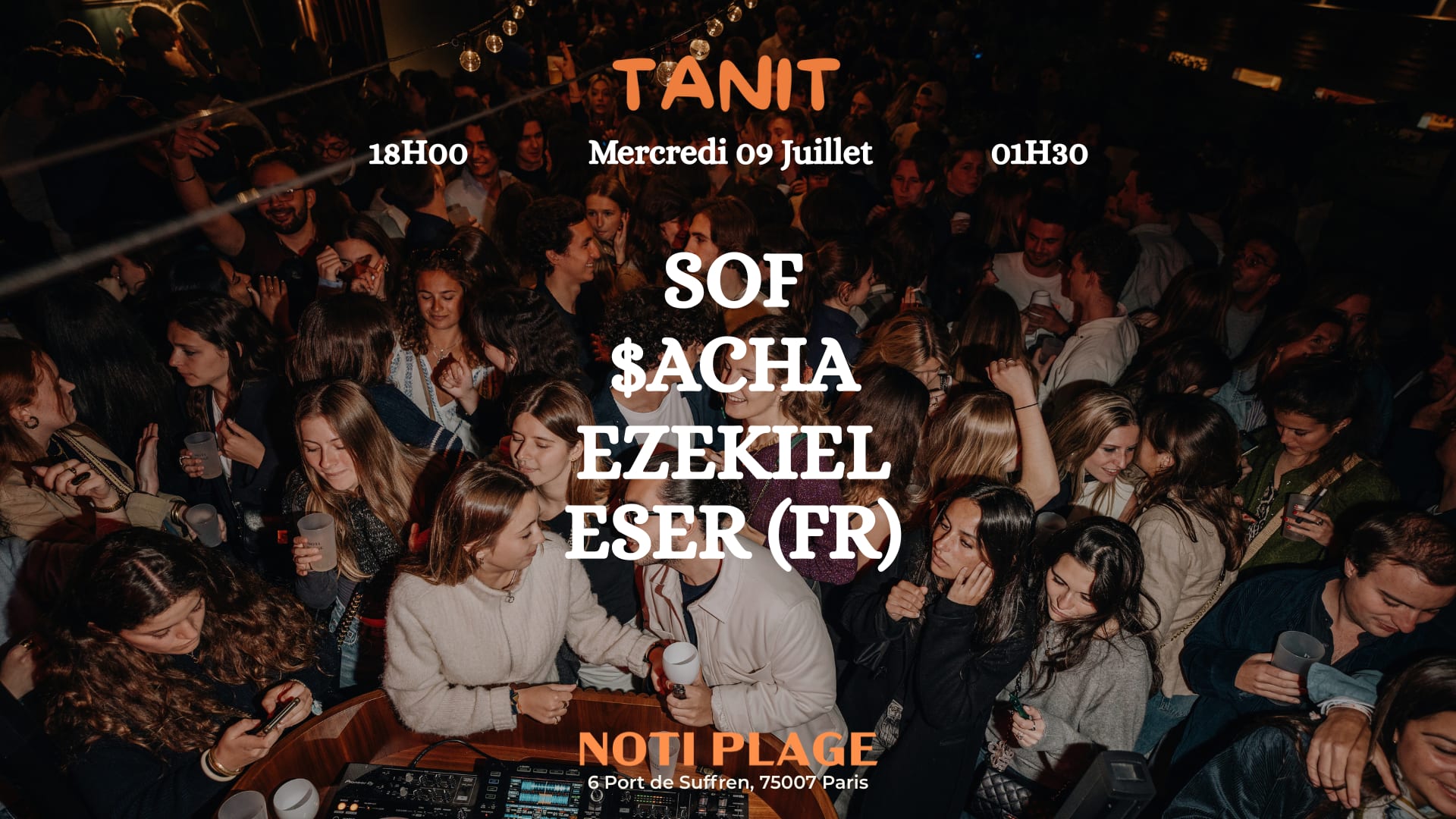 Noti Plage X Tanit : Open Air Tour Eiffel [Free Entry] Cover
