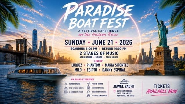 Paradise Boat Fest_ June 21st_ Skyport Marina_5:30pm Cover