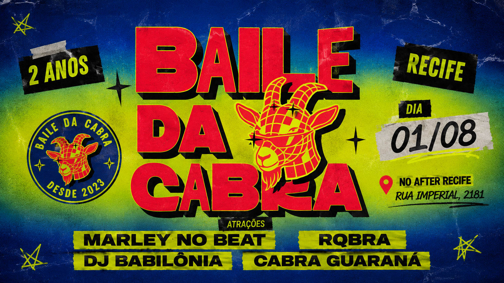Baile Da Cabra 2 Anos - Recife Cover