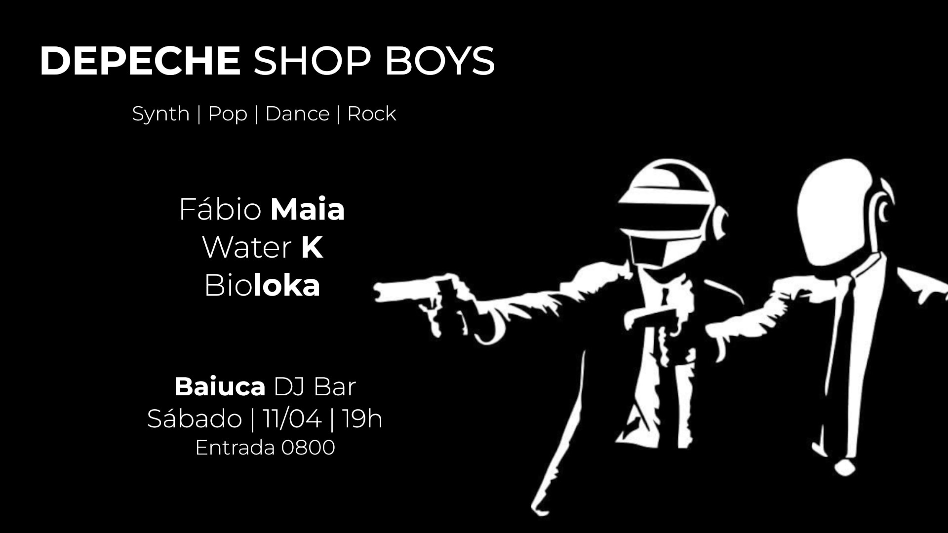 Depeche Shop Boys Ano 2 - Entrada 0800 Cover