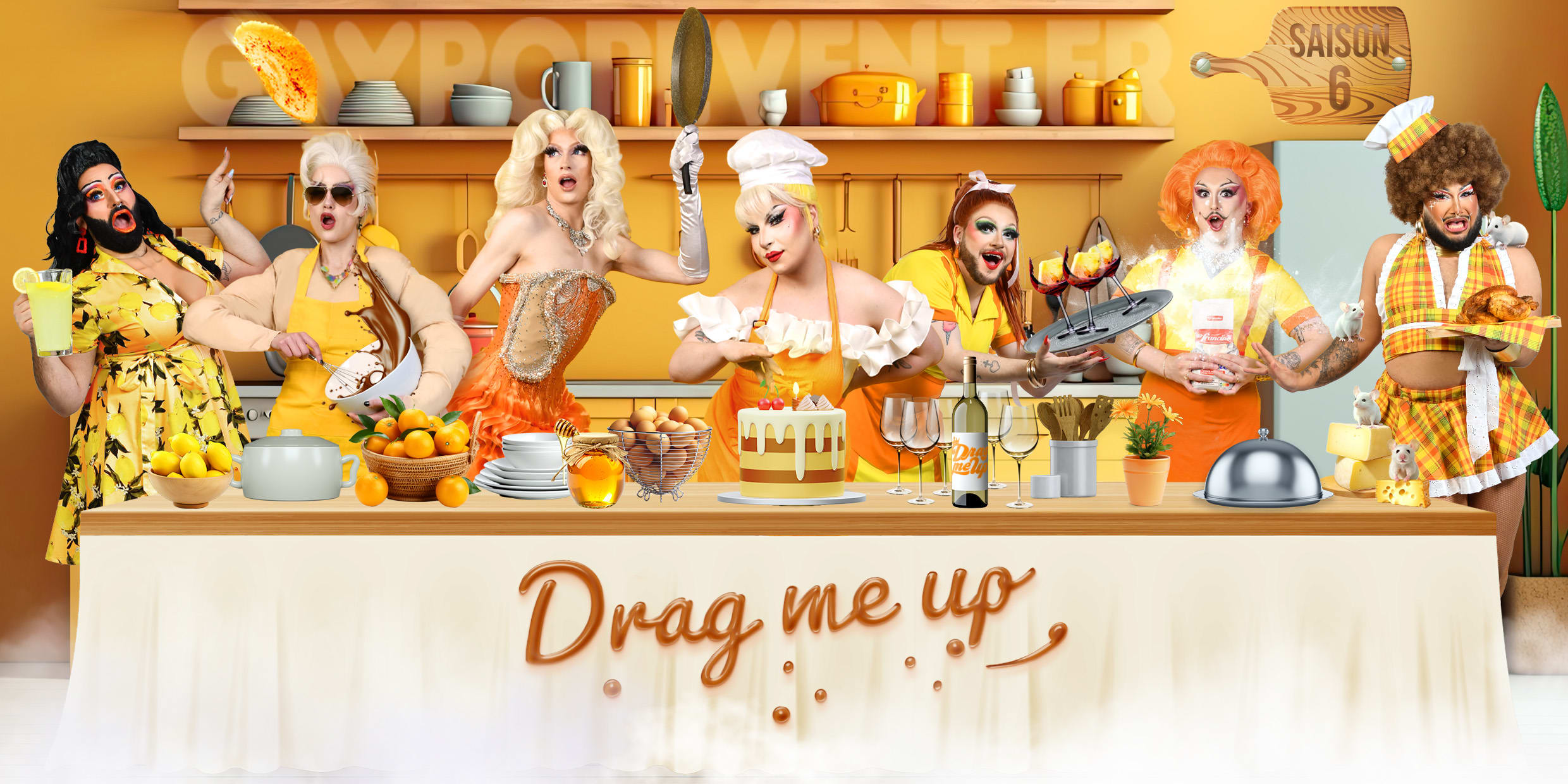 Drag Me Up Saison 6 - French Slaylebrity Cover