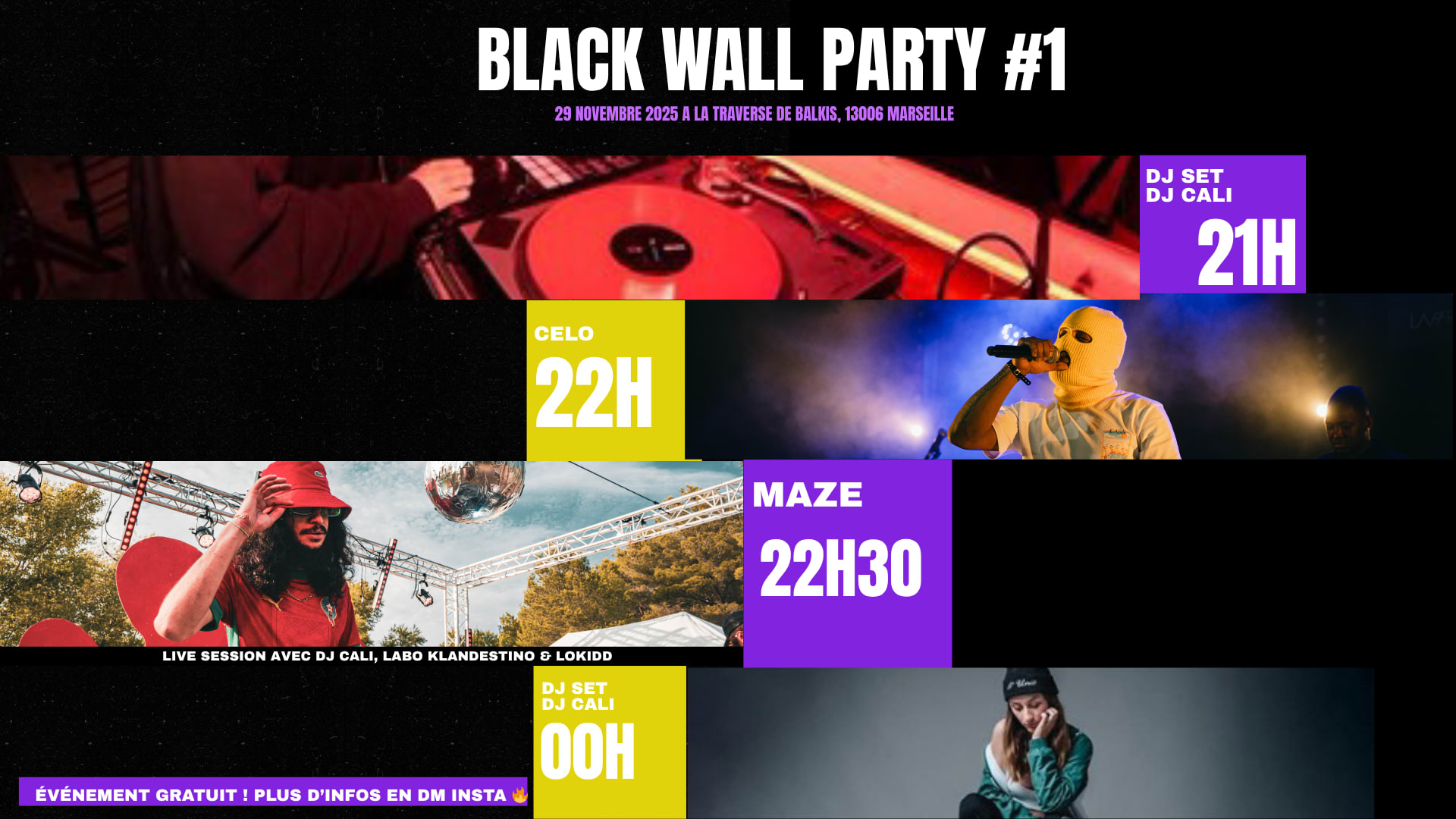 Black Wall Party #1 Cover