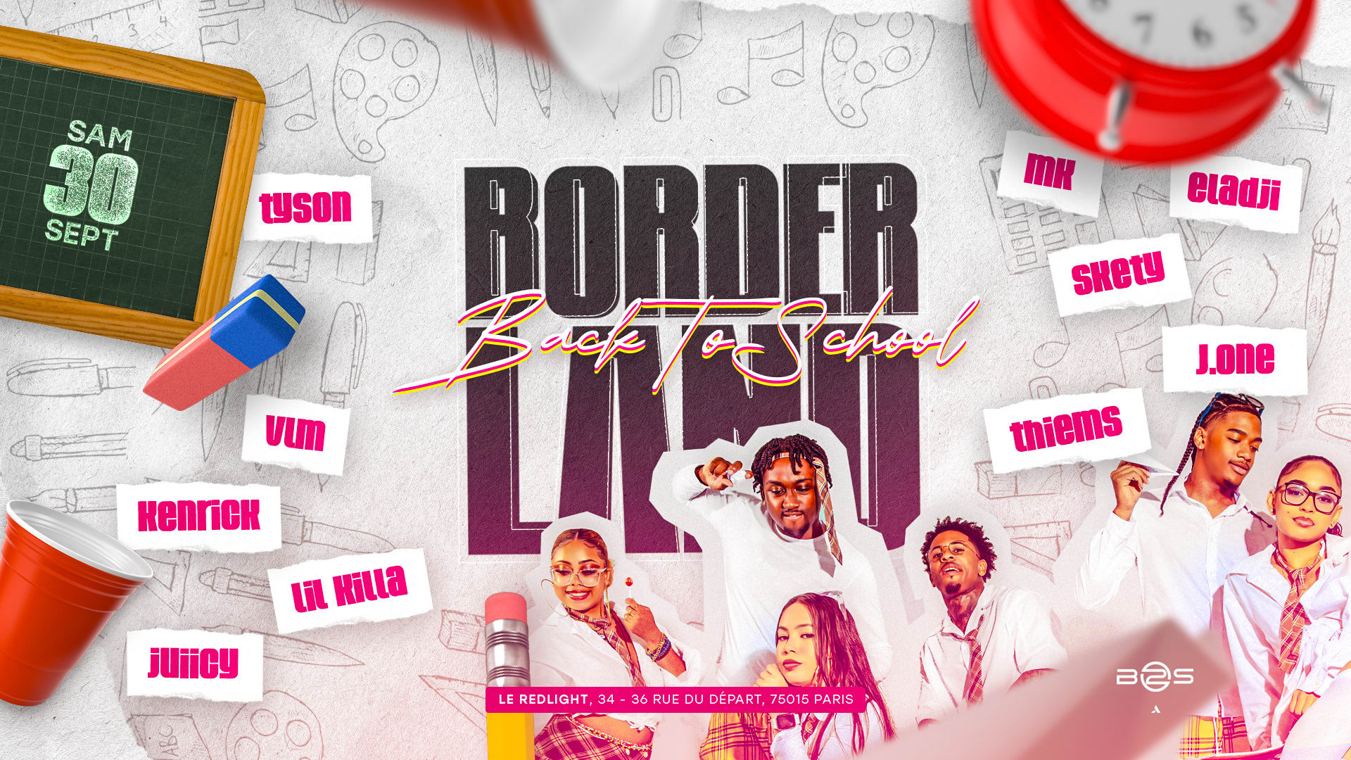 Borderland - Back To School Cover