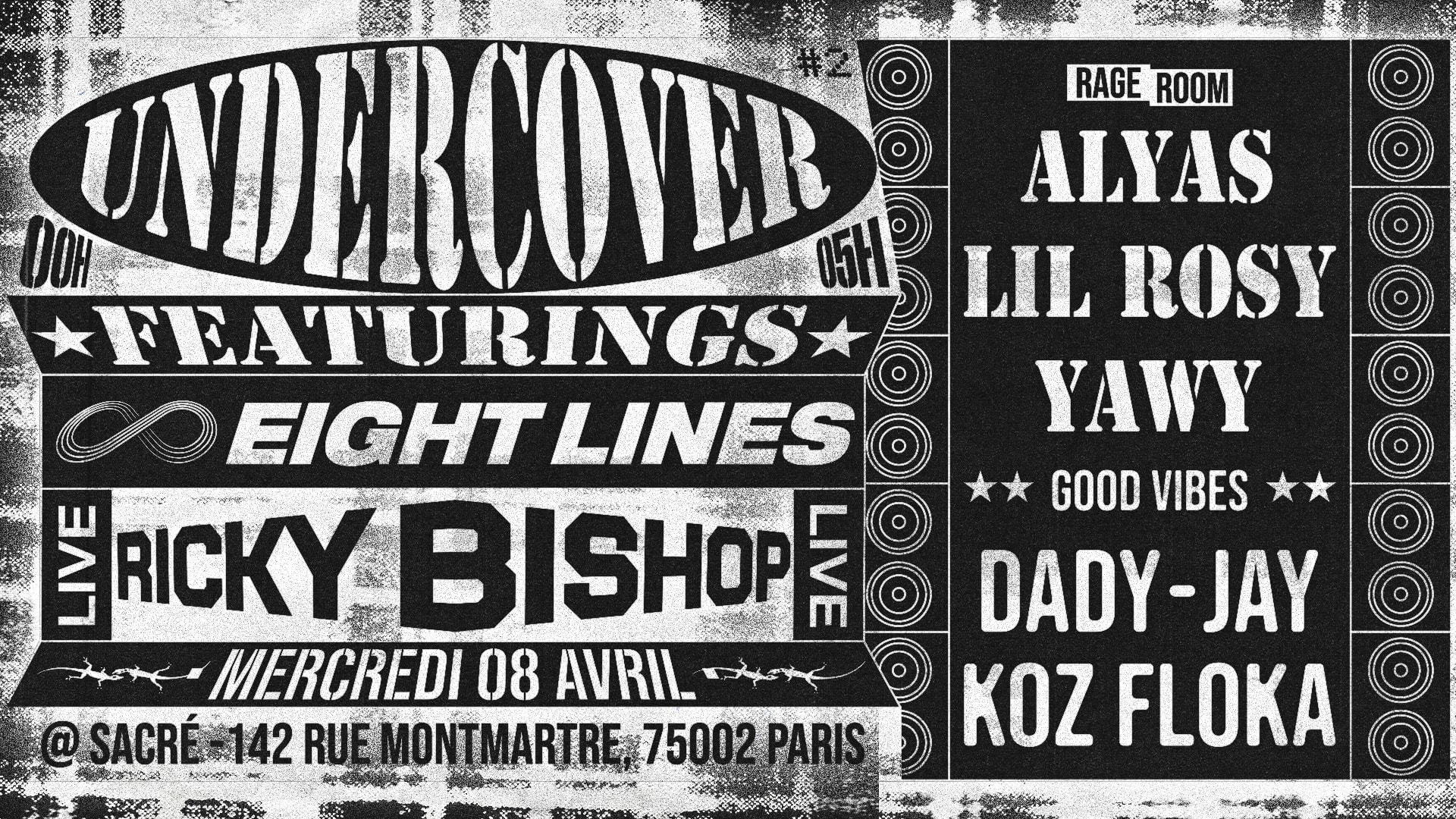 Undercover #29 Featuring Eight 8 Lines + Live Ricky Bishop Cover