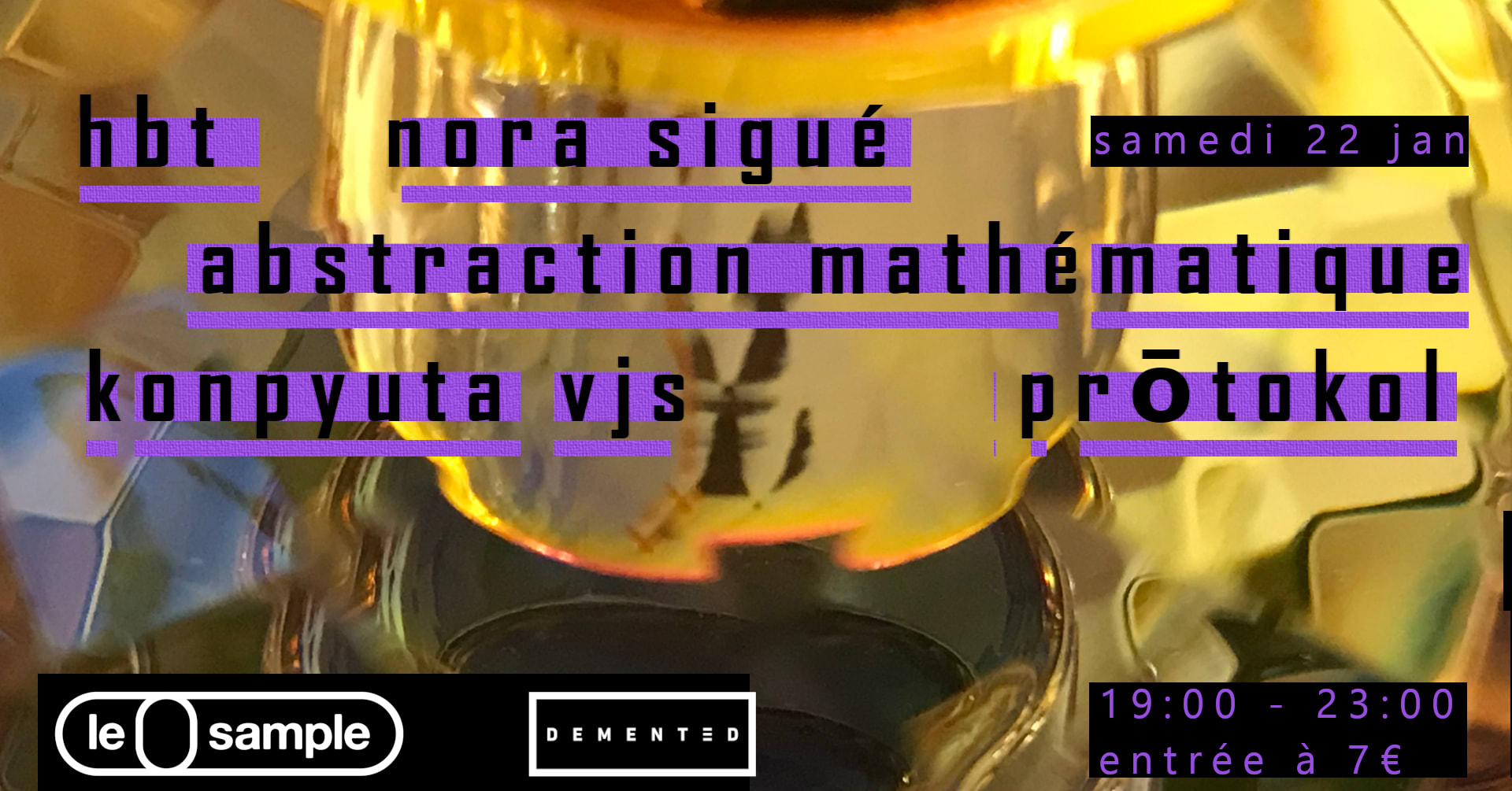 Concerts Au Sample : Hbt-Nora Sigué-Prōtokol-Abstr. Math. Cover