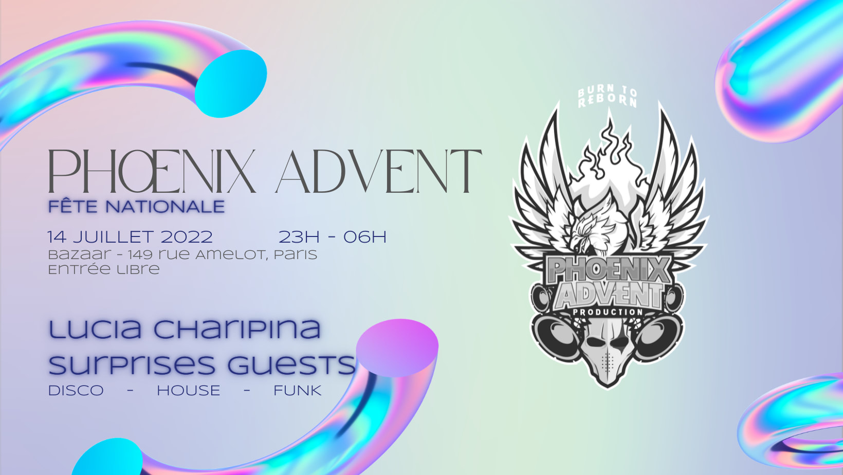 Fête Nationale With Phoenix Advent Cover