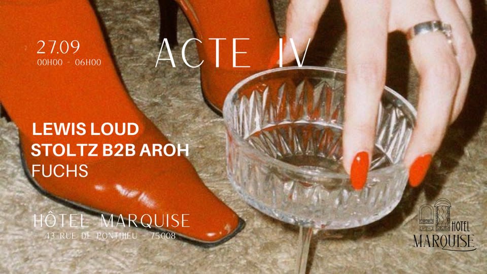 Acte IV - Notte À L'hotel Marquise - 27.09 Cover