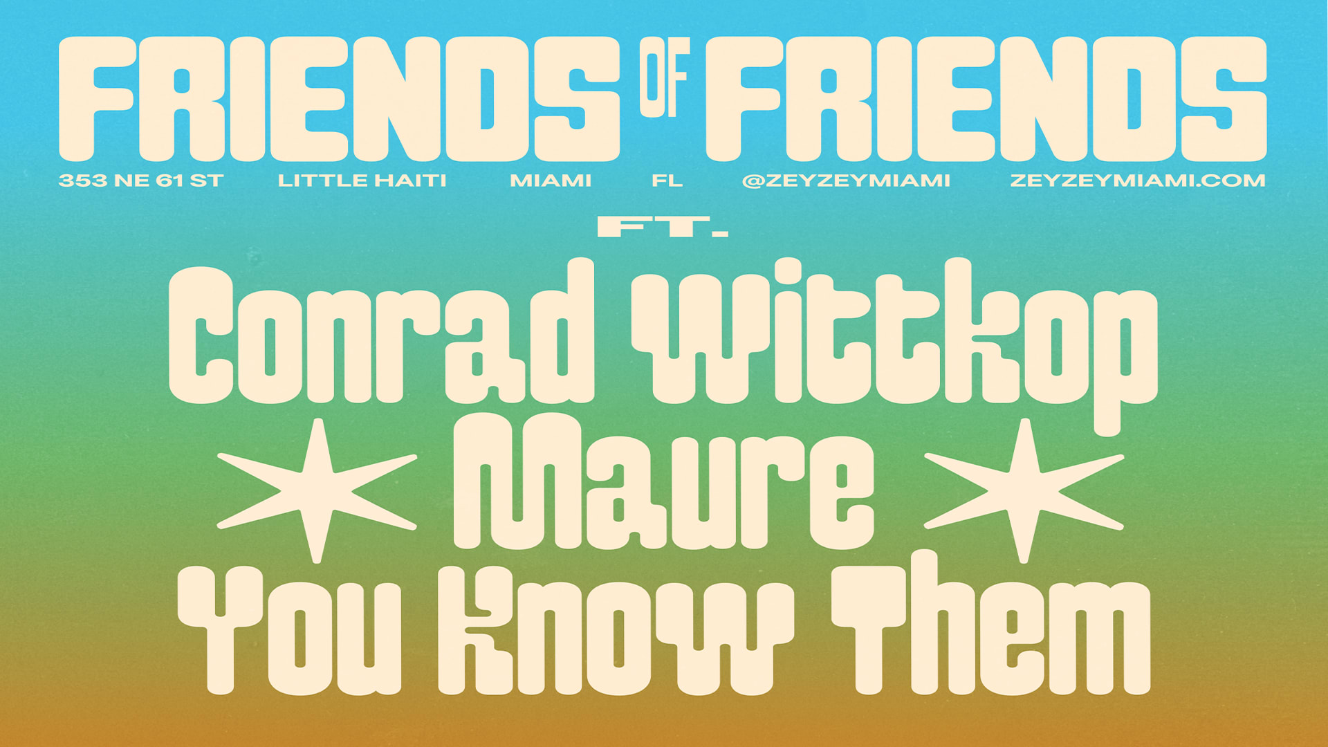 Friends Of Friends Ft. Conrad Wittkop, Maure, You Know Them Cover