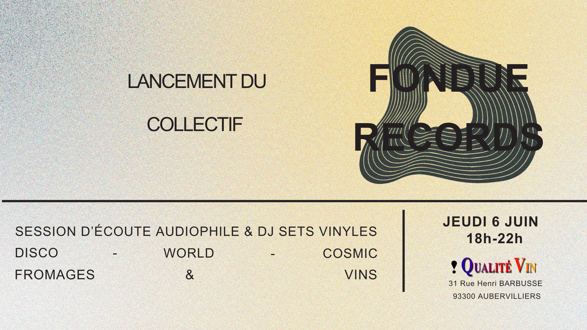 Lancement Collectif Fondue Records Cover