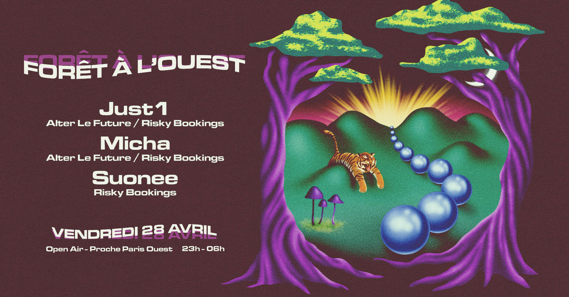 Forêt À L'ouest W/ Micha, Just1 & Suonee Cover