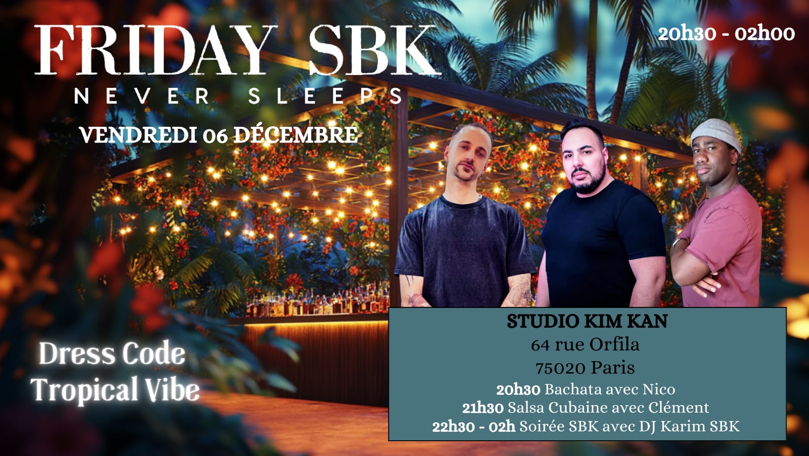 Friday-Sbk Tropical Édition Cover