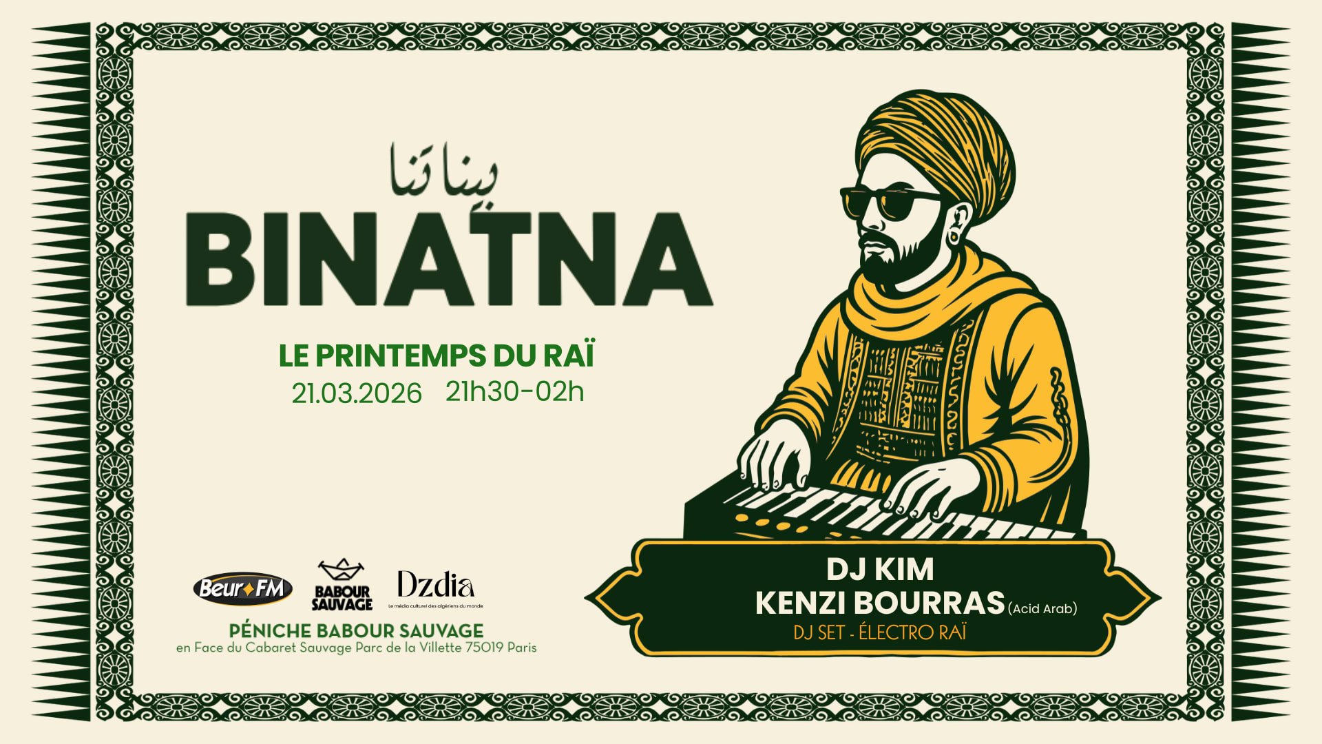 Binatna · Le Printemps Du Raï | 21.03.26 Cover