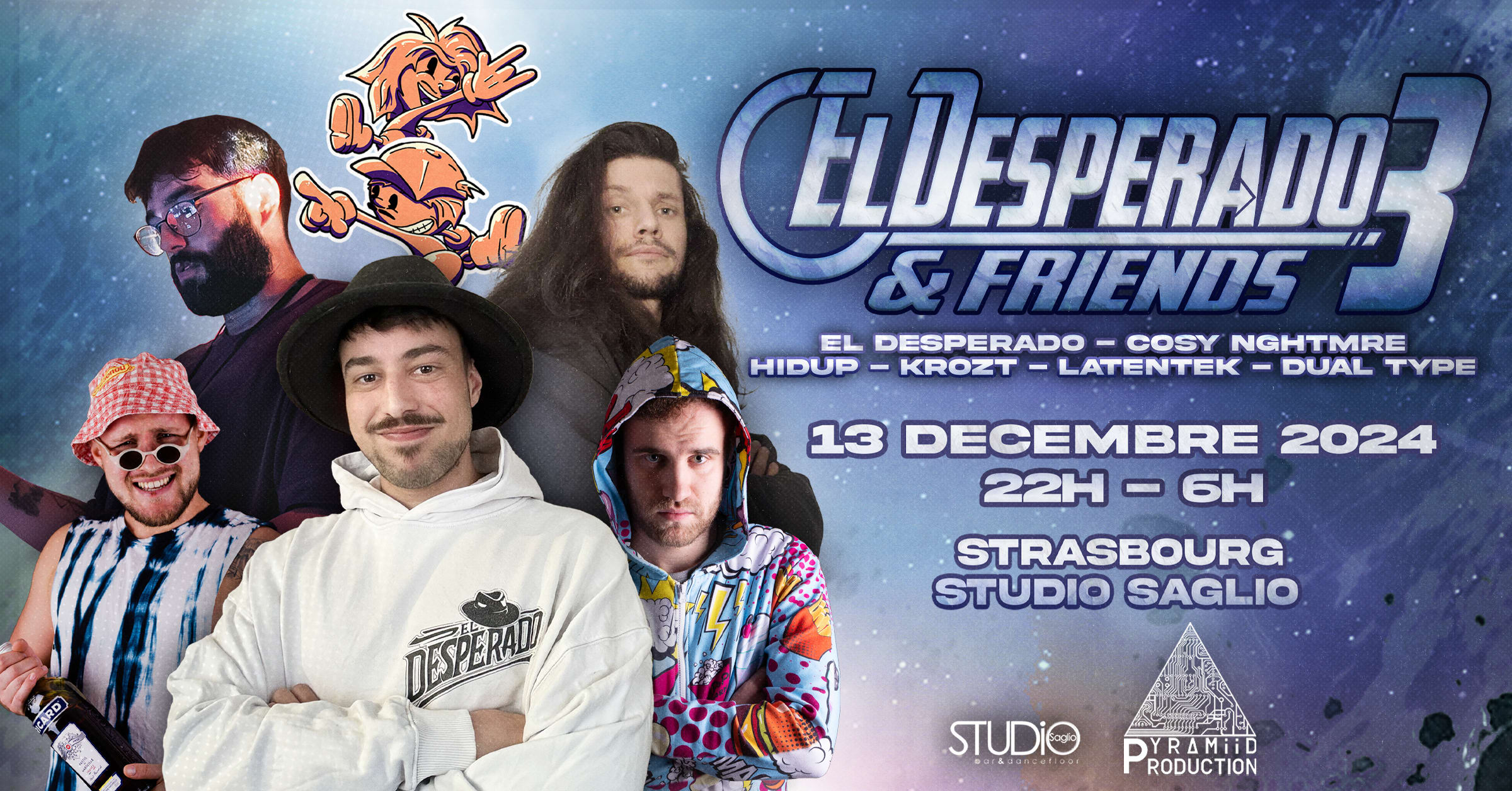 El Desperado & Friends (Strasbourg, Studio Saglio) Cover