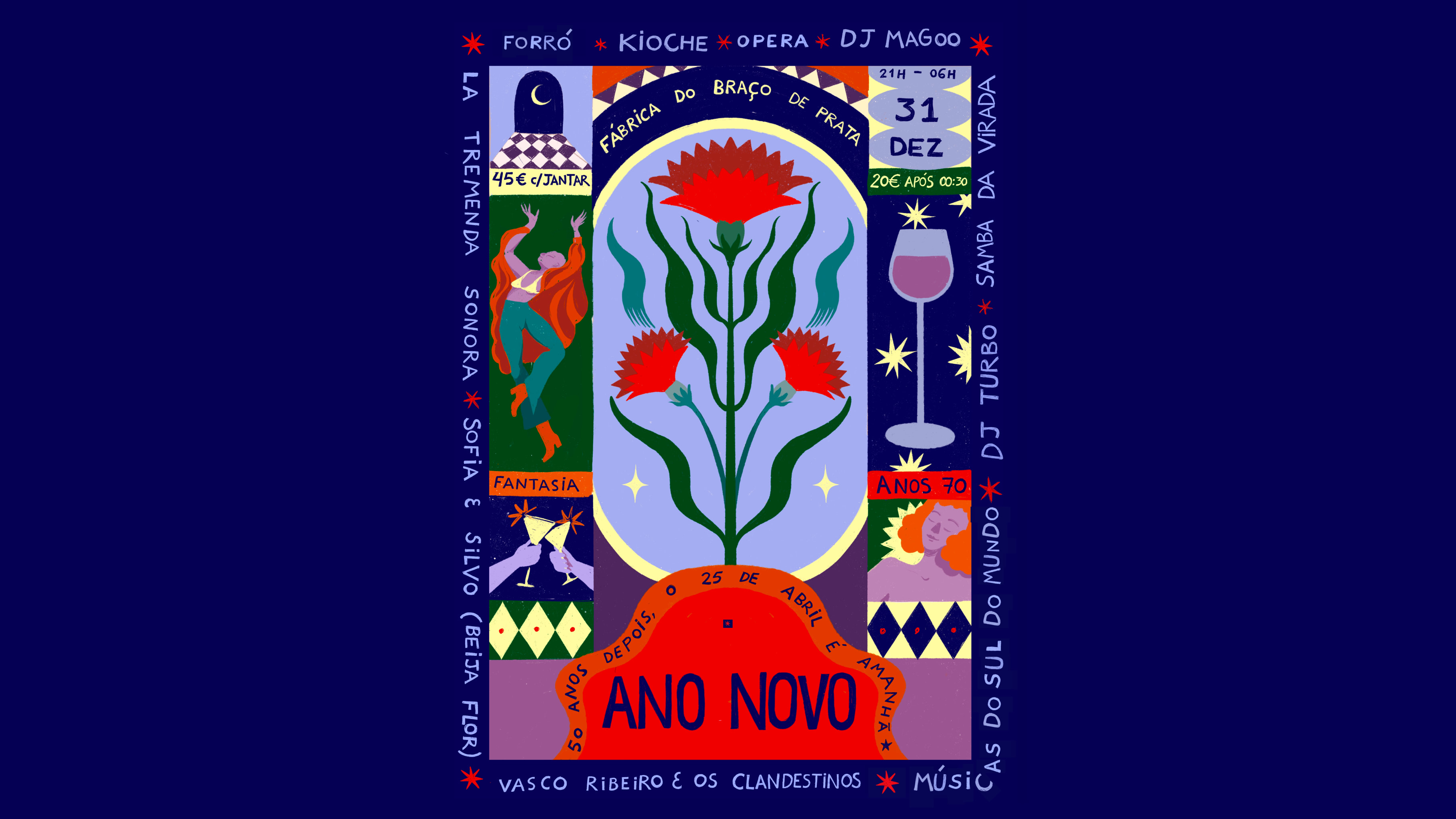 Festa De Ano Novo: 50 Anos Depois, O 25 De Abril É Amanhã Cover