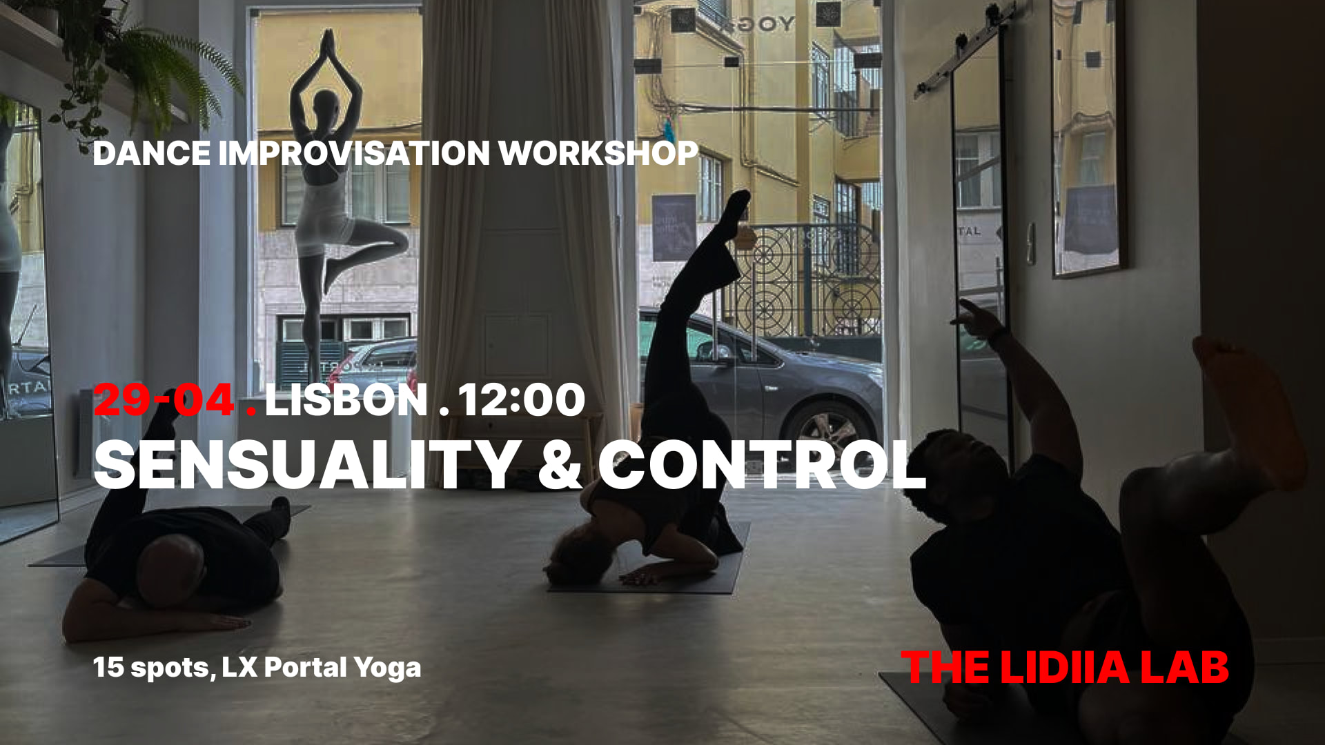 Dance Impro Lab Lisbon | Sensuality & Control Cover