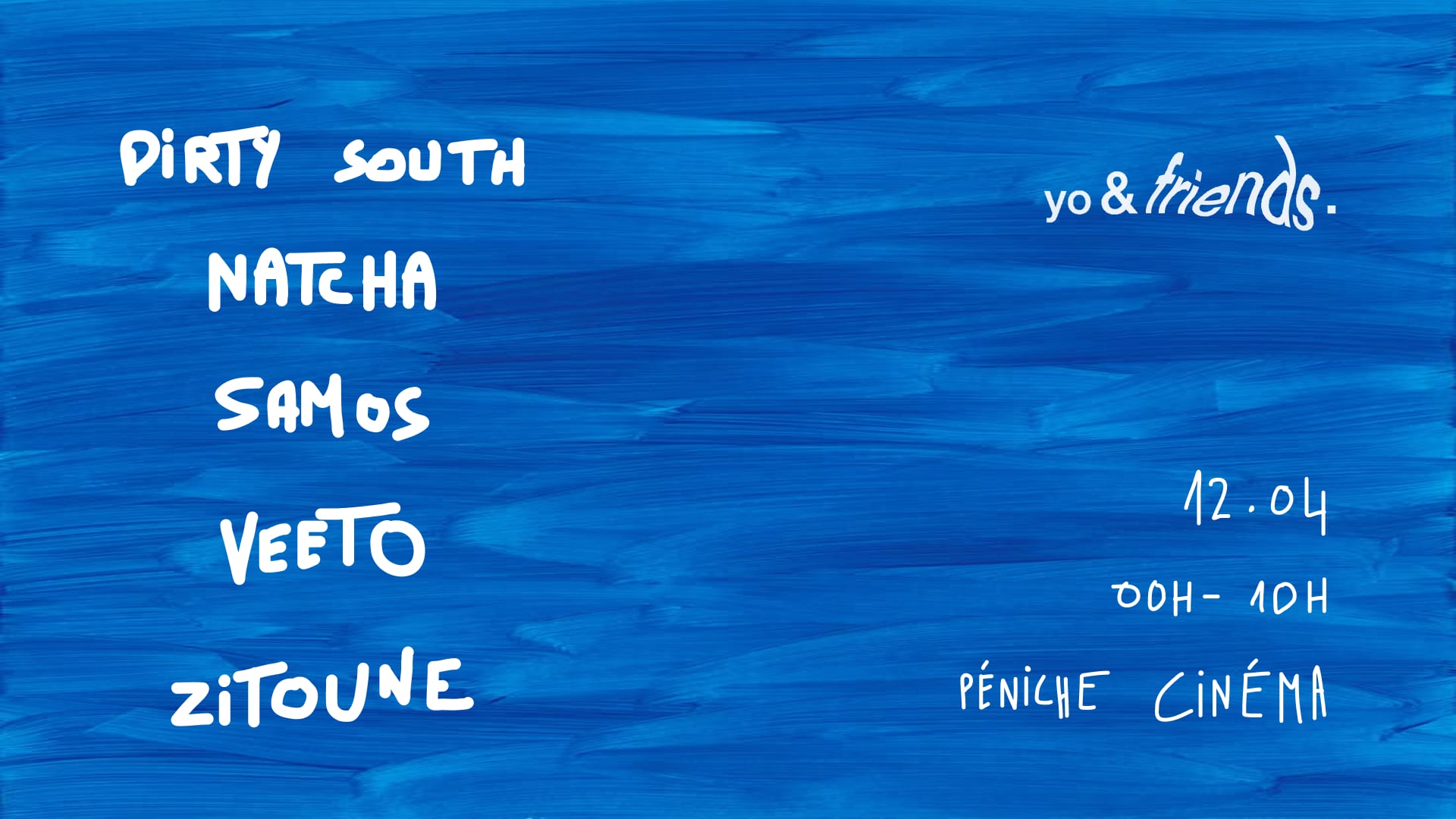Yo & Friends À La Péniche Cover