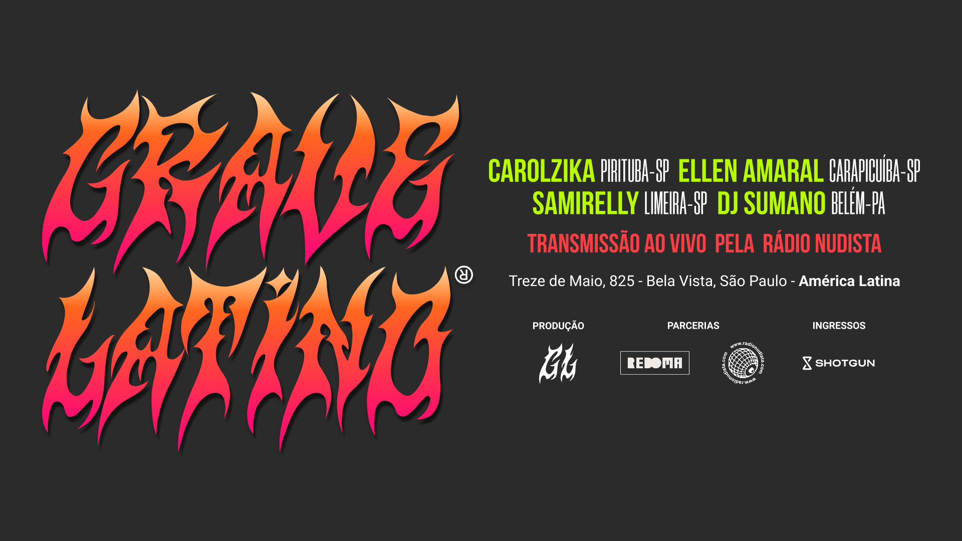 22/11 - Grave Latino Na Redoma Bixiga Cover