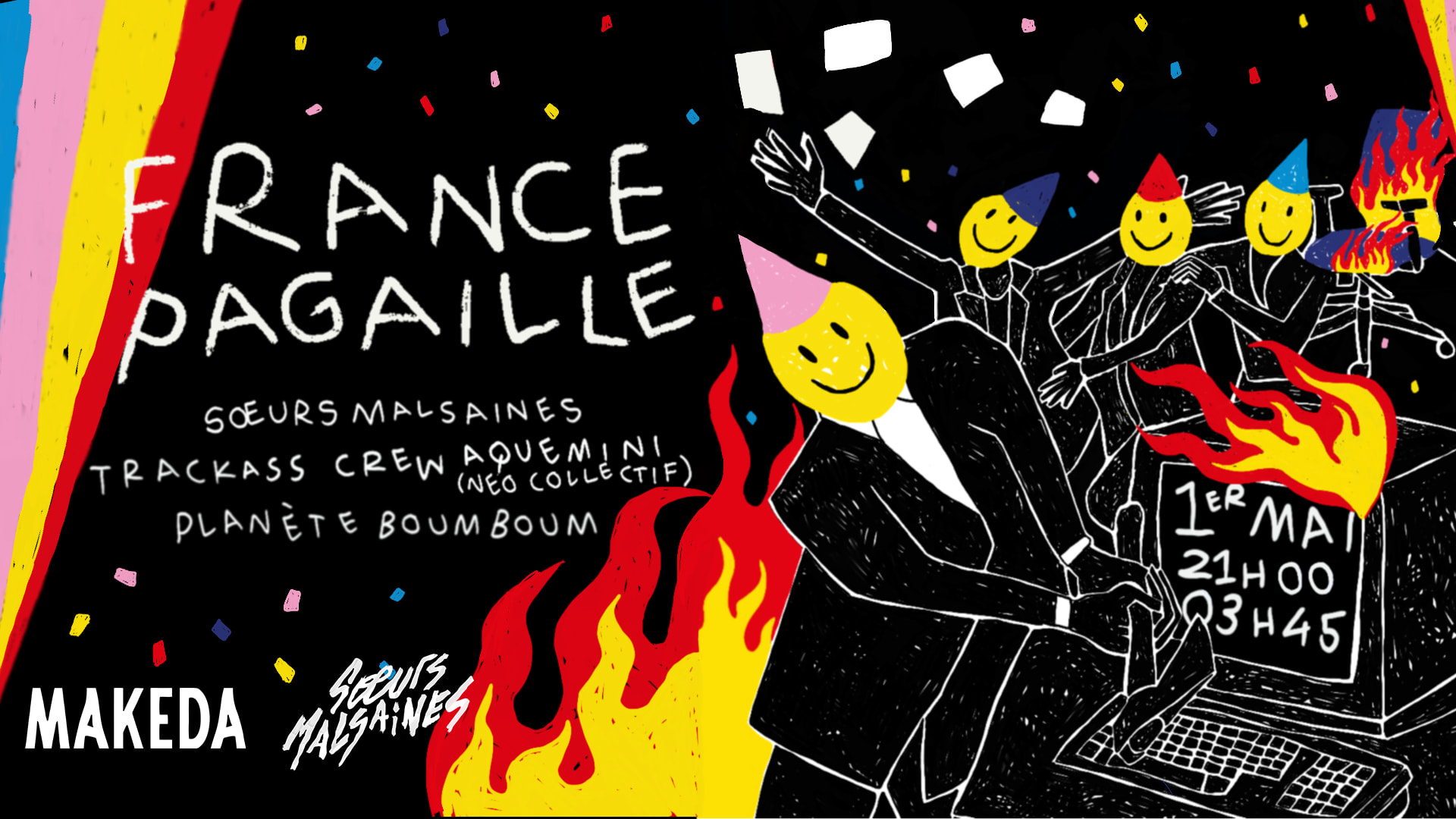 France Pagaille By Soeurs Malsaines & Planète Boum Boum Cover