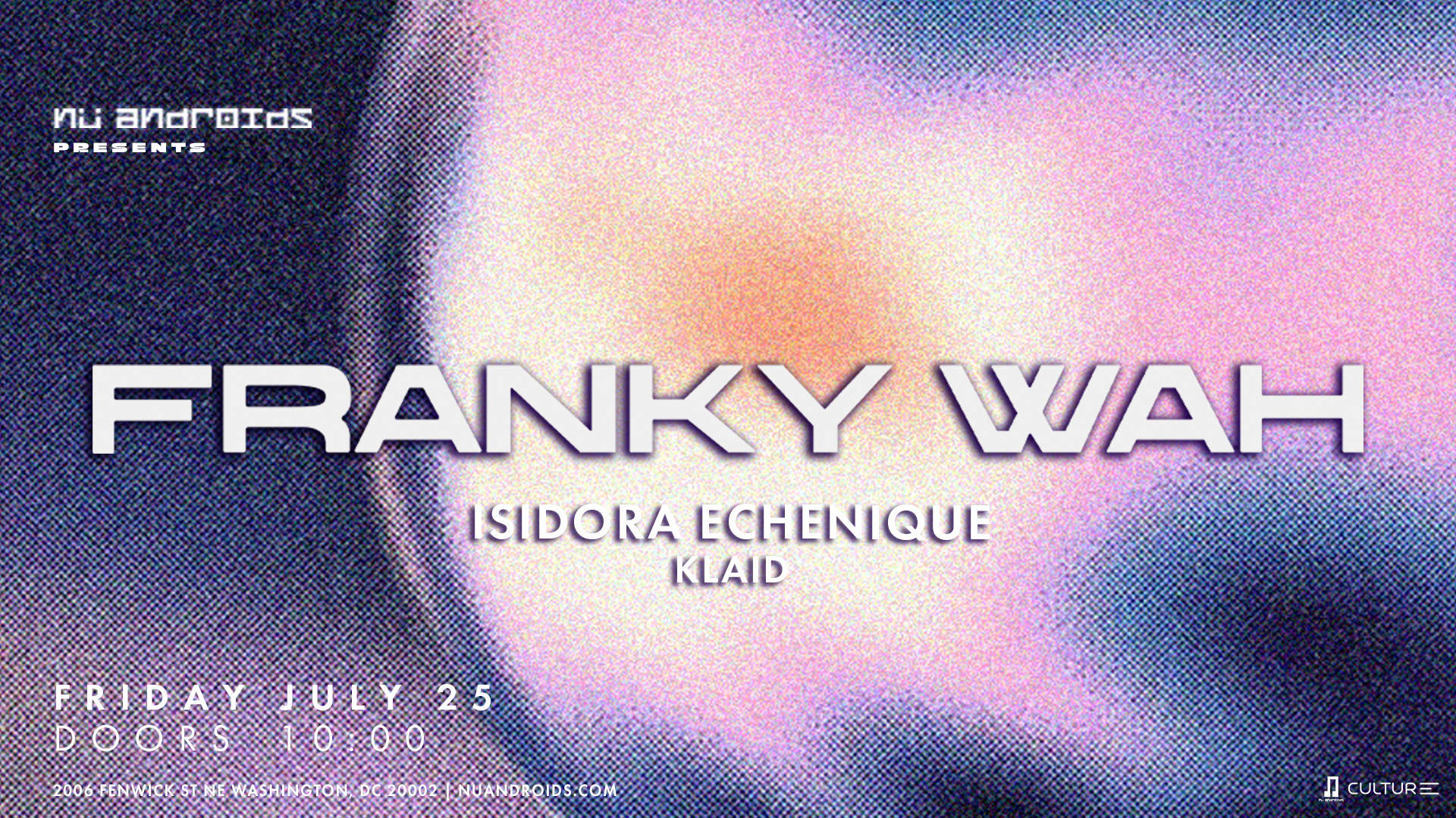 Nü Androids Presents: Franky Wah Cover