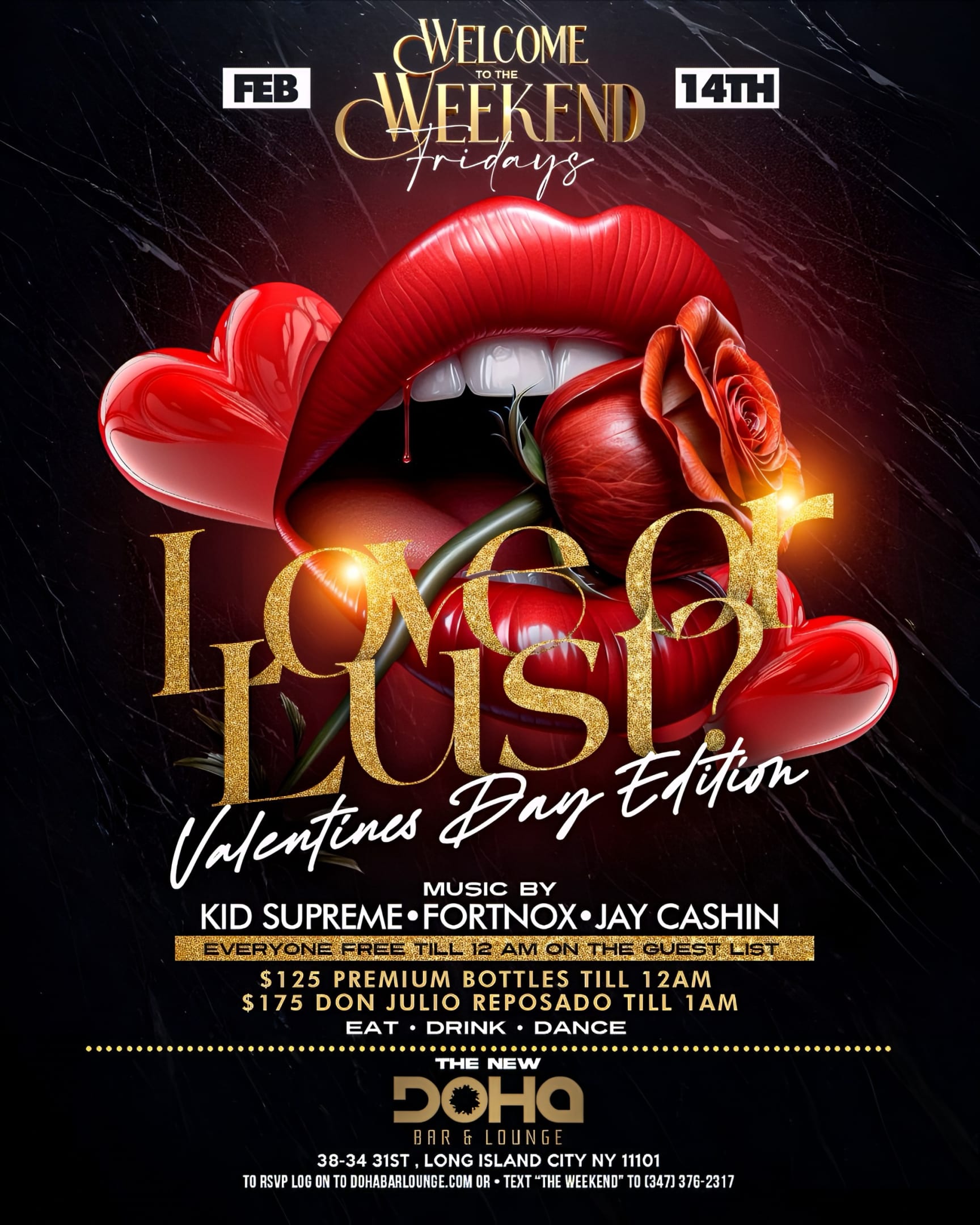 Love Or Lust? Valentine’S Day Edition At Doha Bar Lounge! Cover