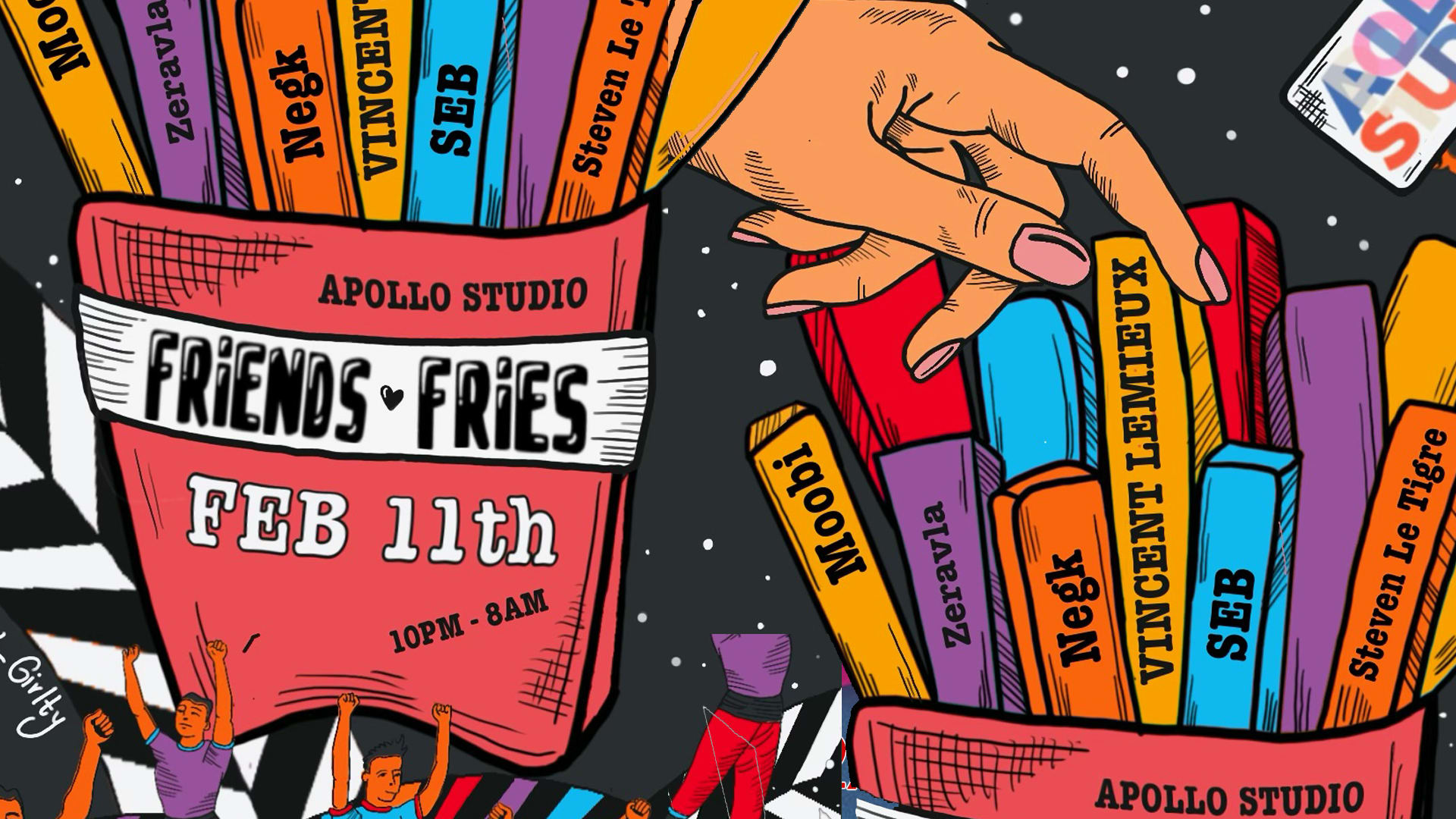 Friends Fries W/ Vincent Lemieux & Steven Letigre Cover