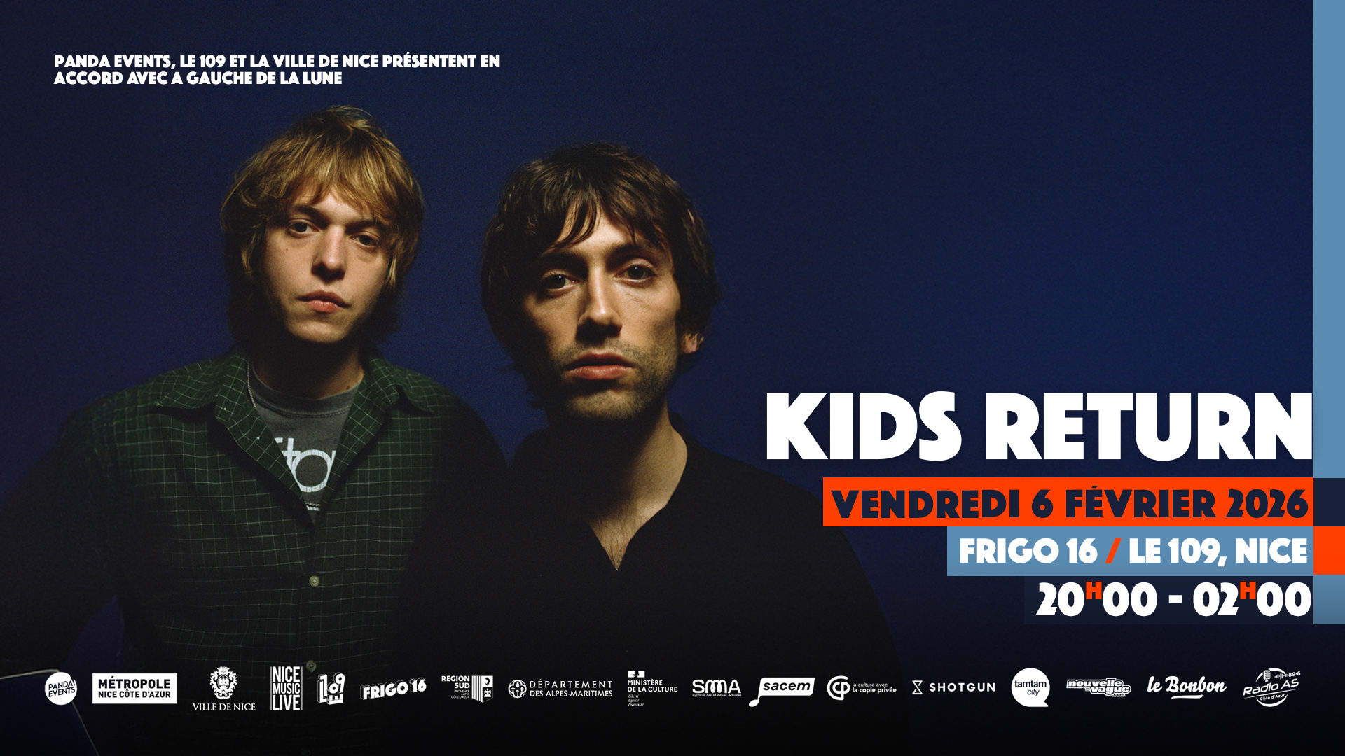Kids Return - Ven. 6 Février 2026 @ Nice Cover
