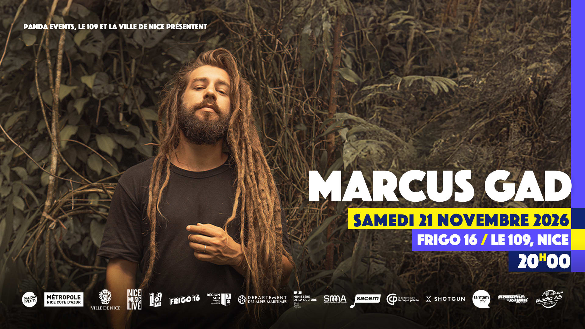 Marcus Gad + Première Partie @ Frigo 16 Cover