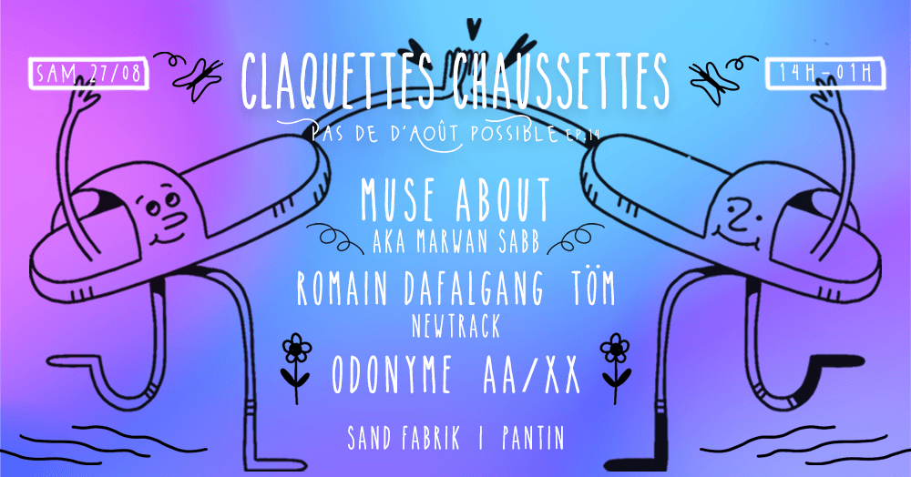 Claquettes Chaussettes #14 [Open Air] - Pas De D'août Possible Cover
