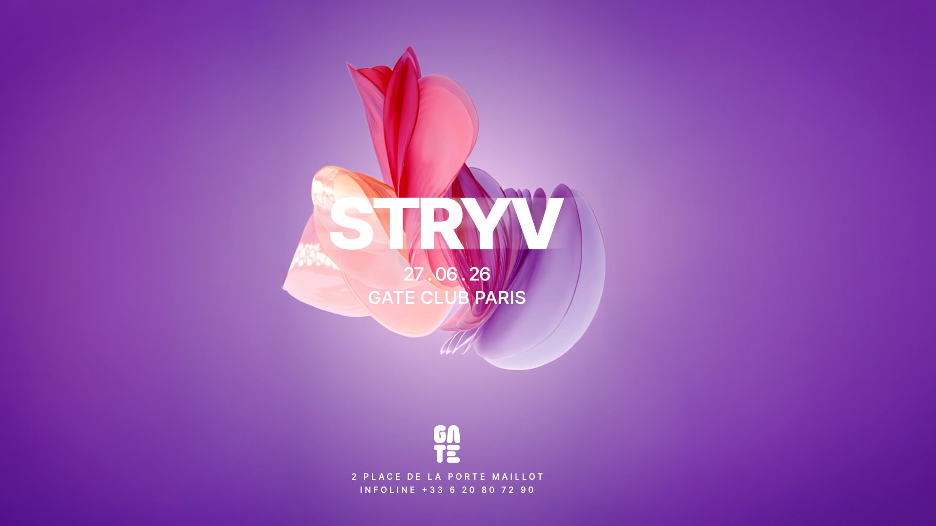 Stryv At Gate Club Paris Cover