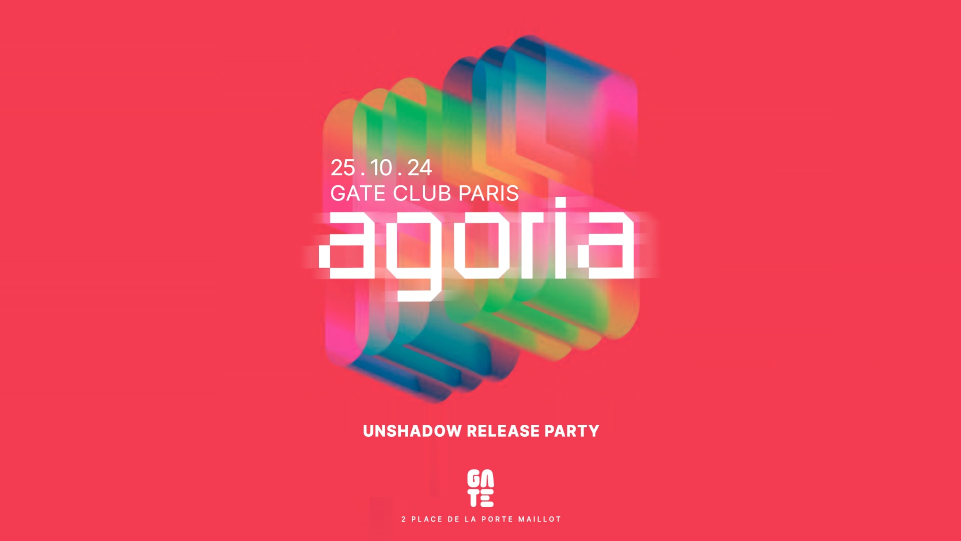 Agoria At Gate Club Paris - Unshadow Release Party Cover