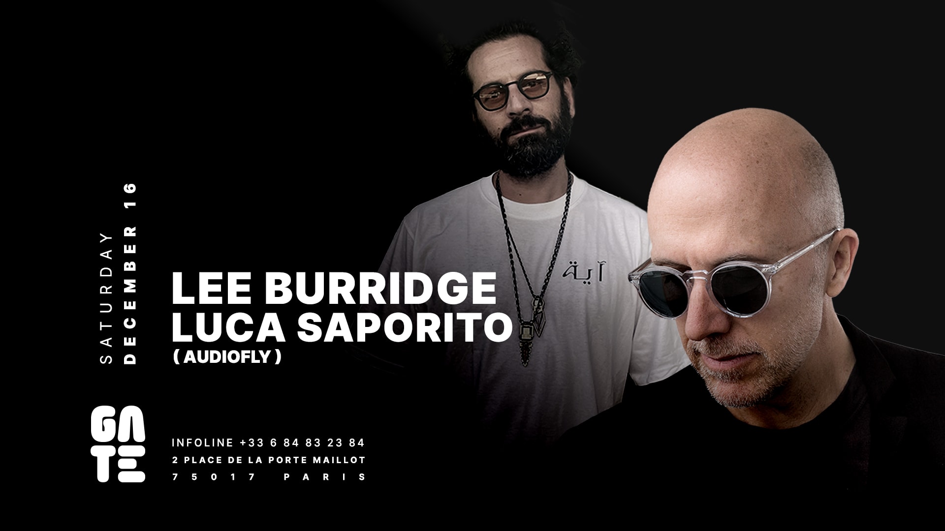 Gate Club With Lee Burridge X Luca Saporito (Audiofly) Cover