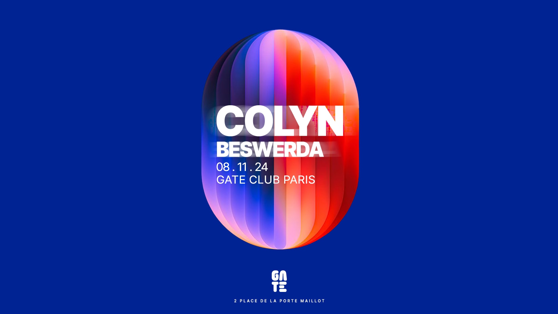 Colyn X Beswerda At Gate Club Paris Cover