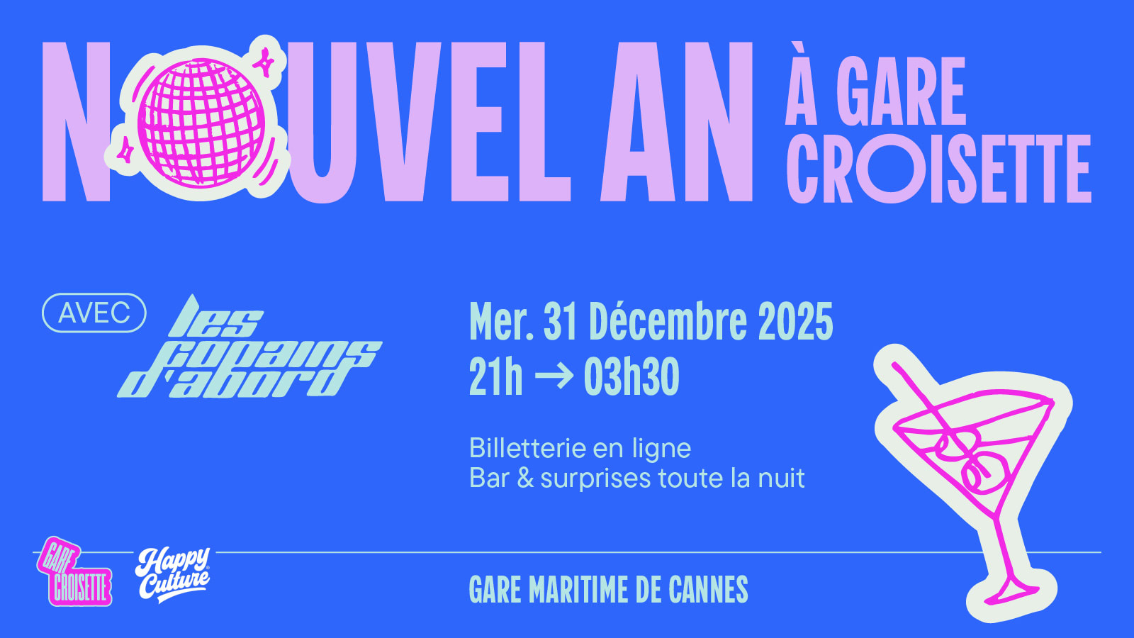 Nouvel An À Gare Croisette ! Cover