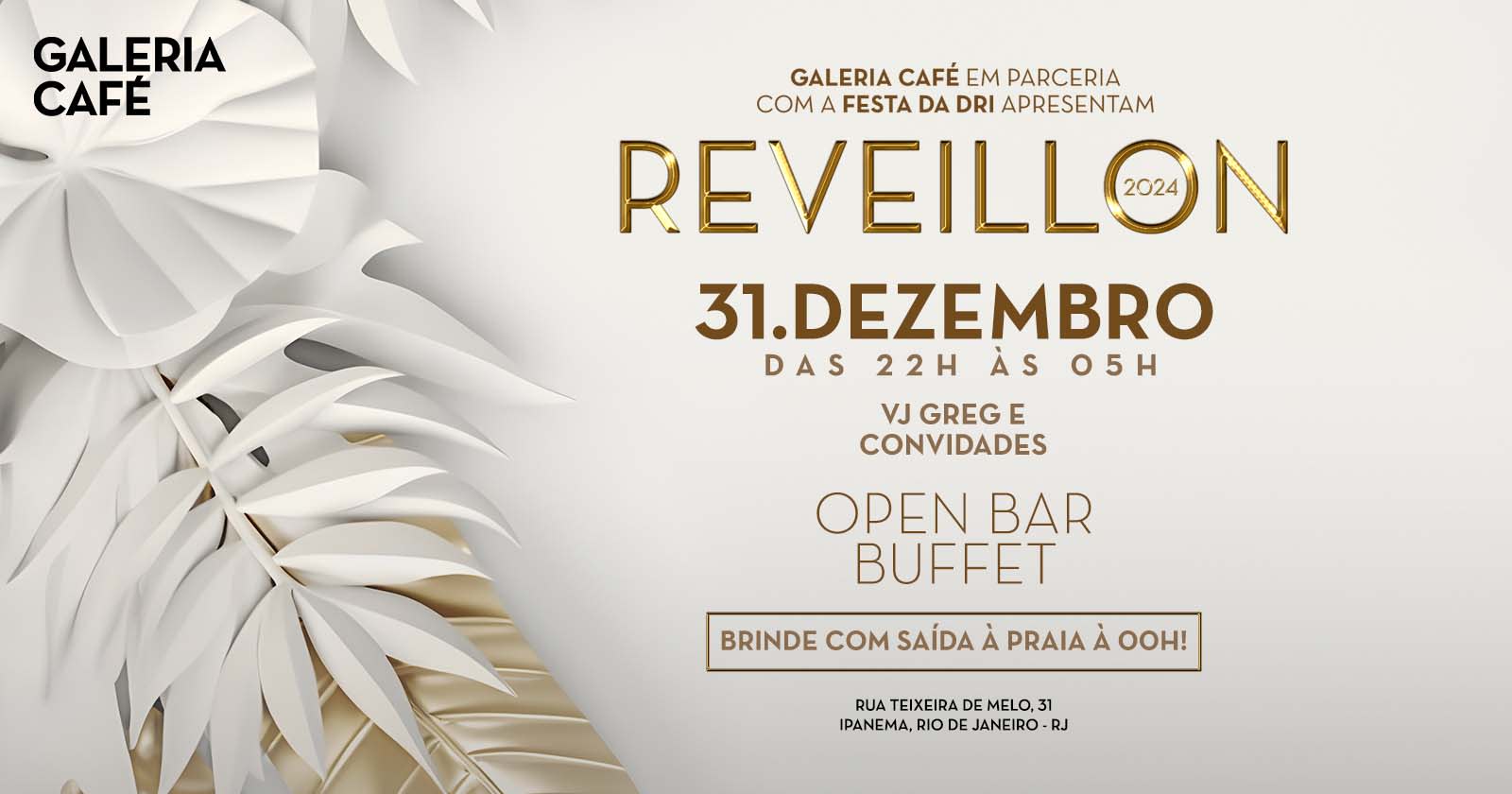 Reveillon Galeria Rio Cover