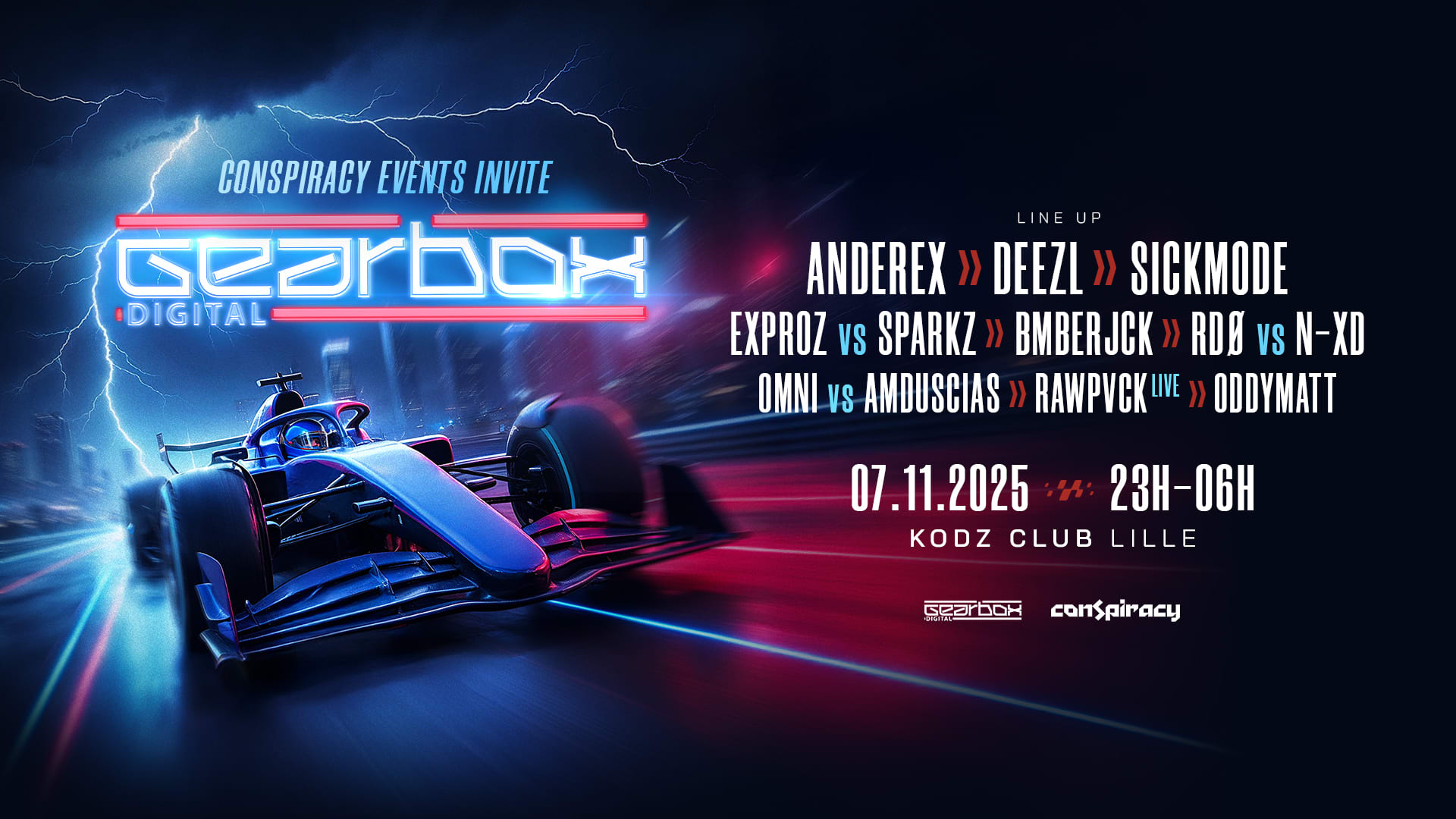 Kodz X Gearbox X Conspiracy Cover