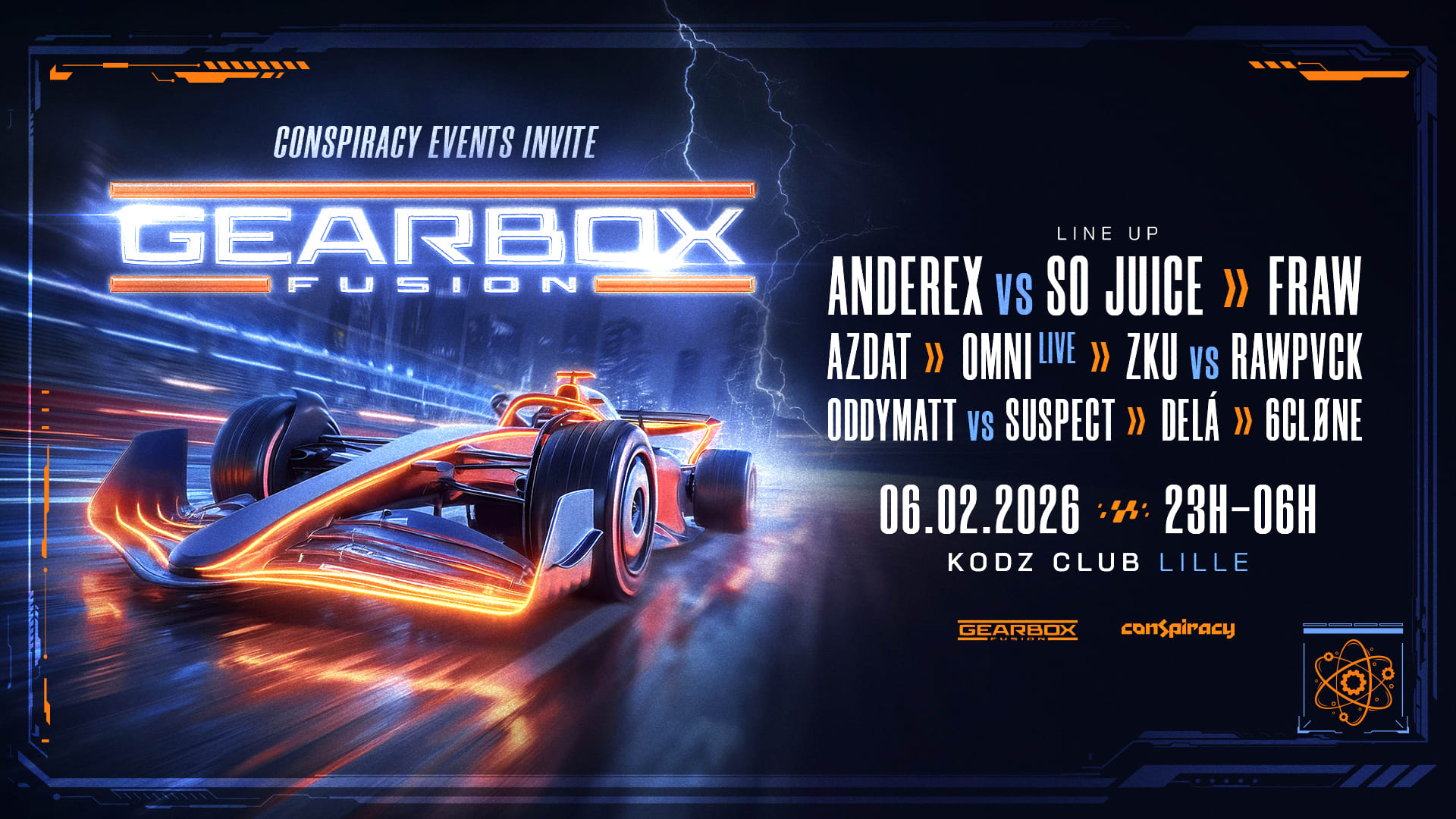 Kodz X Gearbox Fusion X Conspiracy Cover