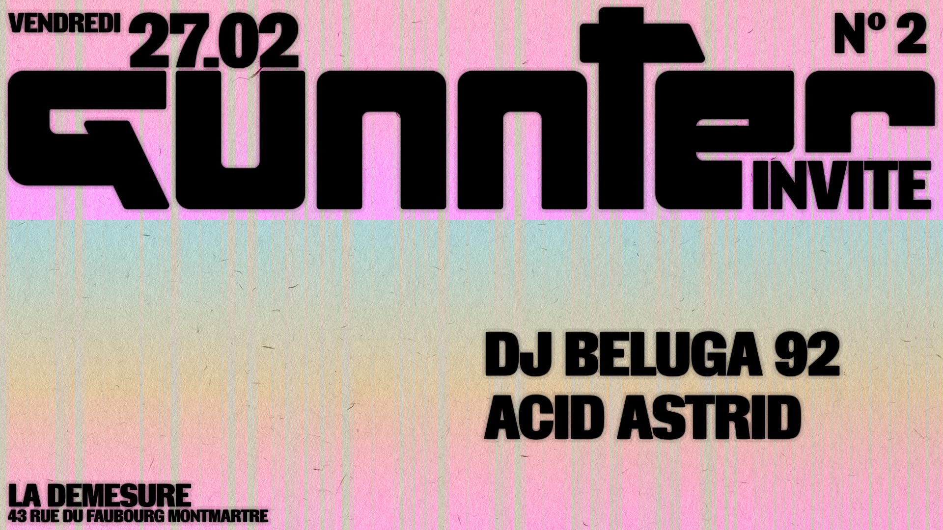 Gunnter Invite #2 Cover