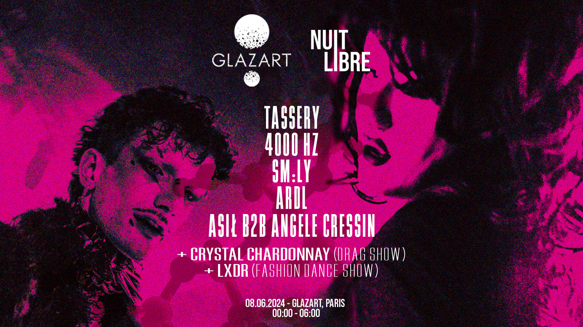 Nuit Libre X Glazart : Ardl, Tassery, Sm:Ly, 4000 Hz & More Cover