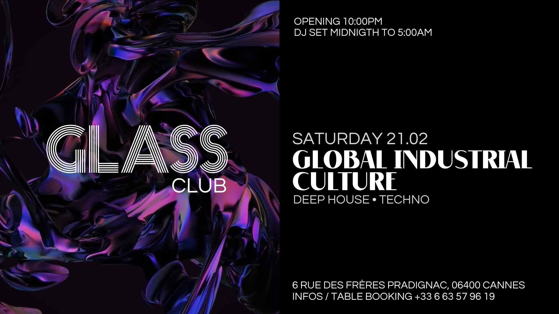 Glass Club Reçoit Global Industrial Culture Cover