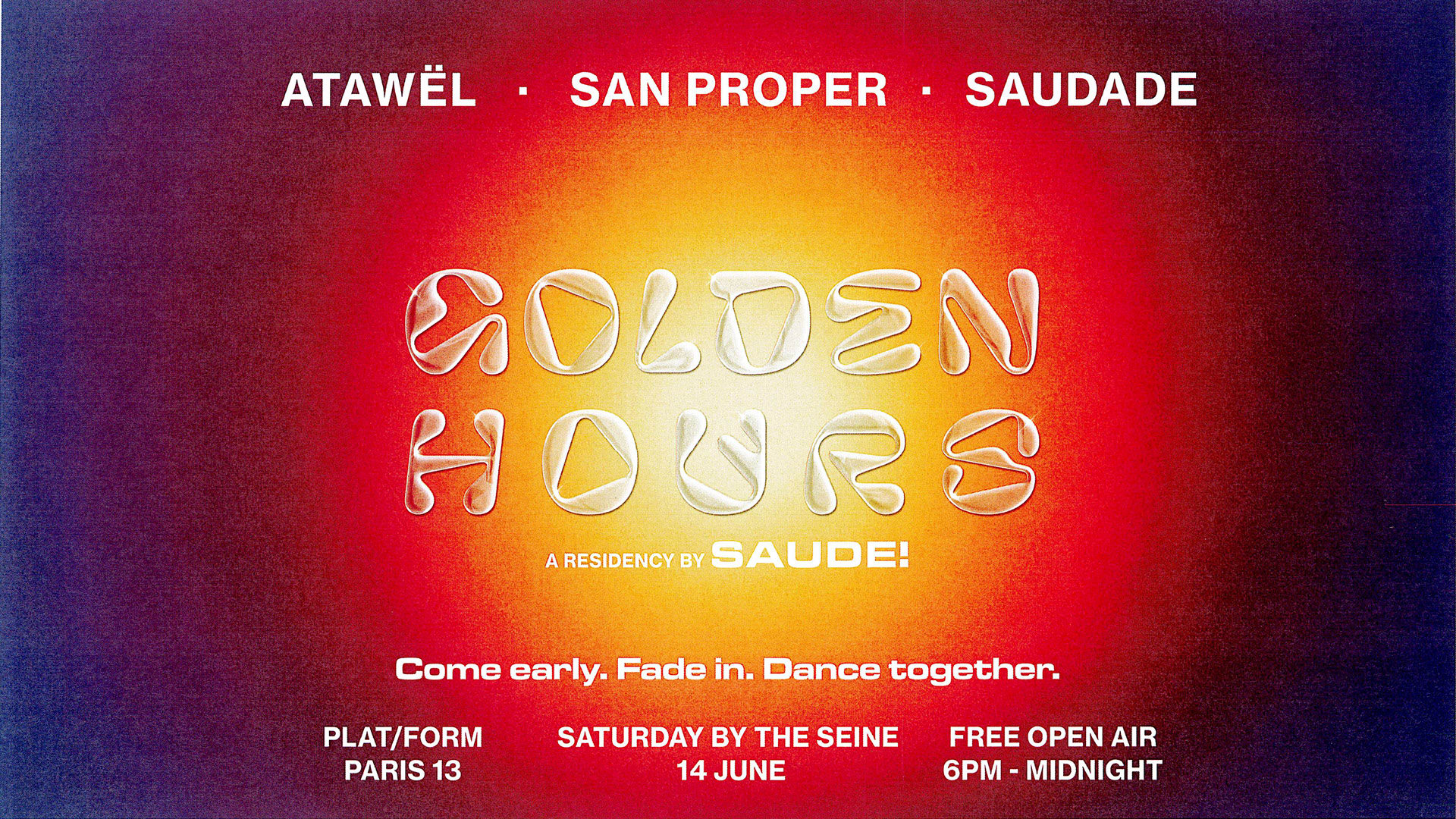 Golden Hours By Saude! Cover