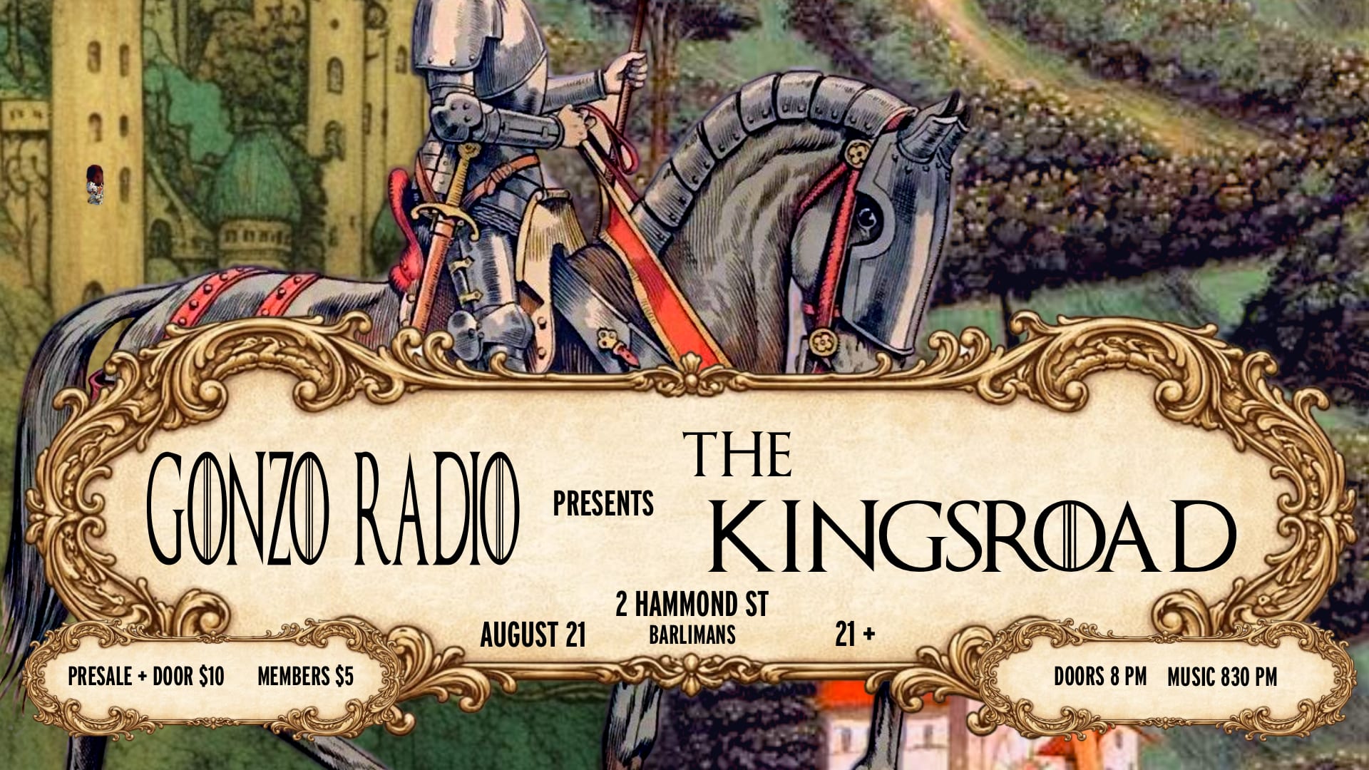 Gonzo Radio - Kingsroad Cover