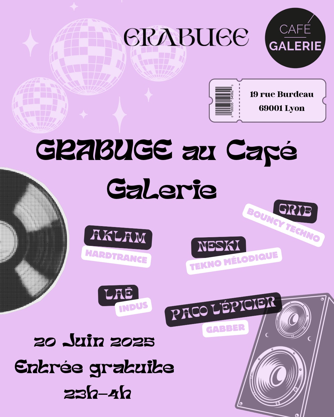 Grabuge Au Café Galerie Cover