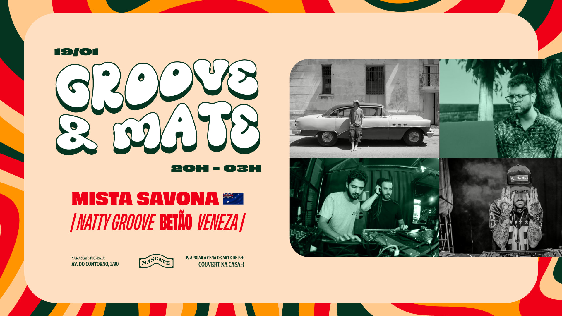 Groove & Mate: Convida Mista Savona Cover