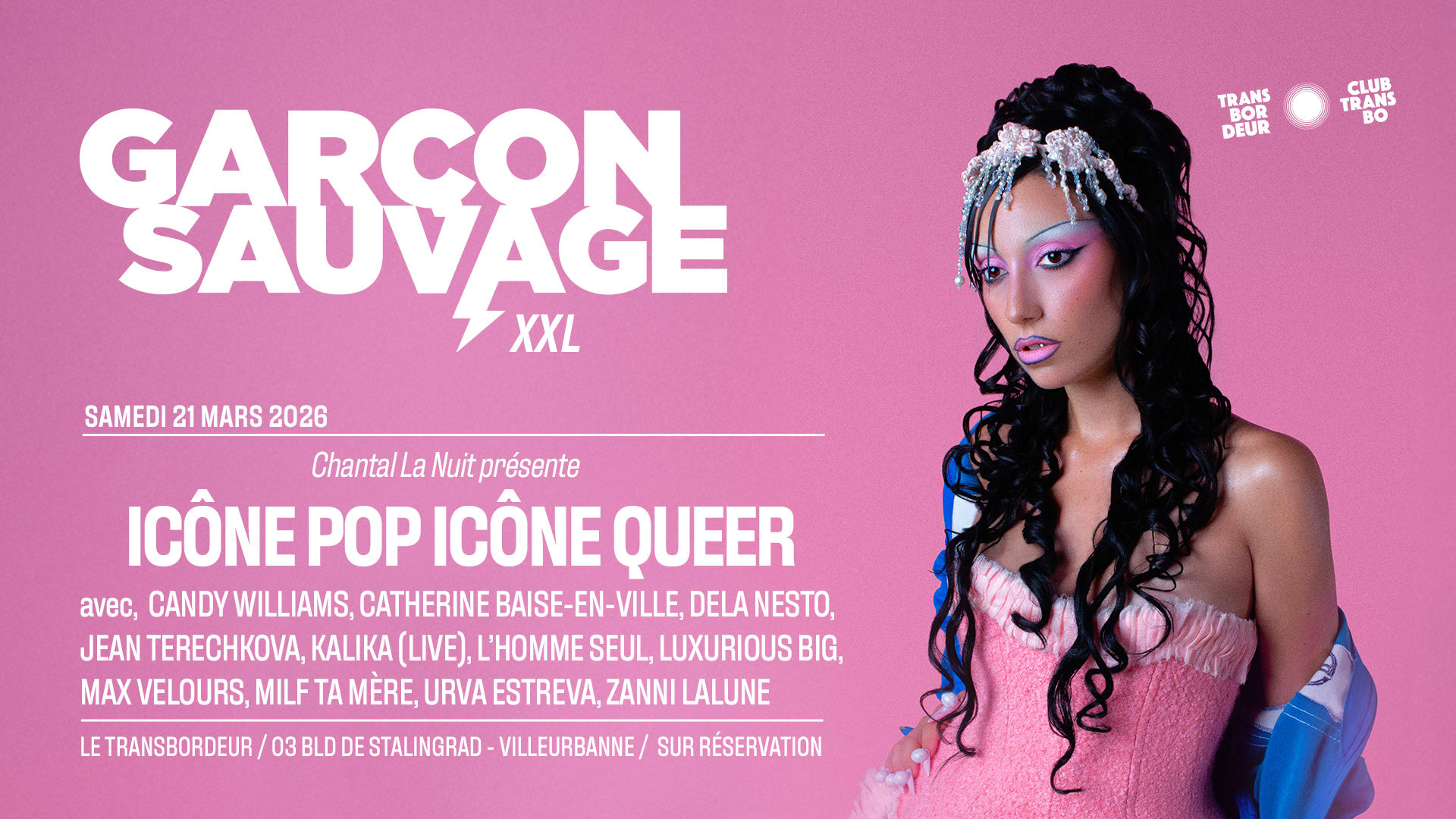 Garçon Sauvage Xxl - Le Transbordeur Cover