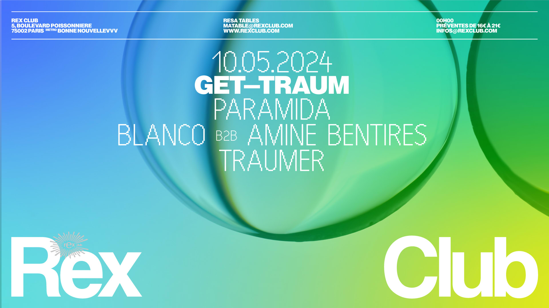 Get—Traum : Paramida, Blanco B2b Amine Bentires, Traumer Cover