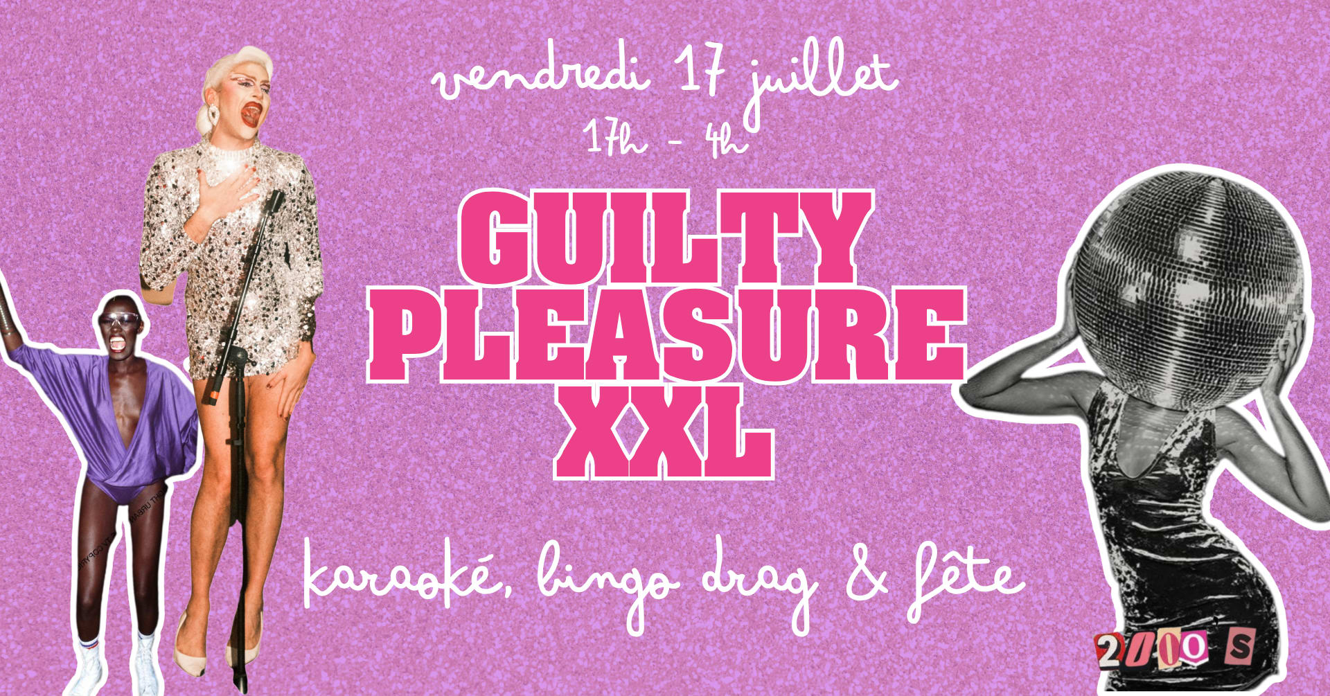 Guilty Pleasure Xxl : Bingo Drag, Karaoké & Fête 90-2000! Cover