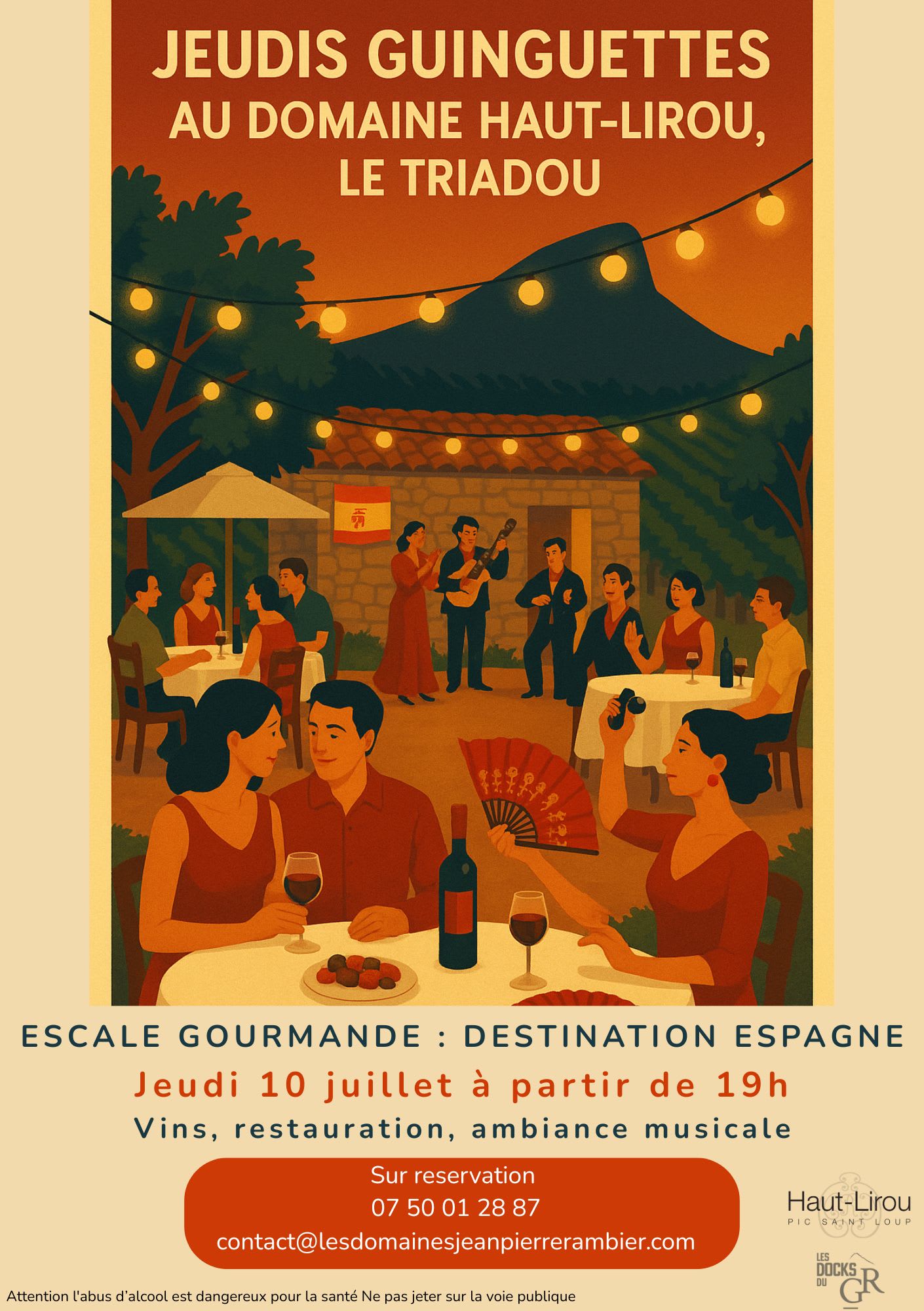Guinguette Destination Espagne Au Domaine Haut-Lirou Cover