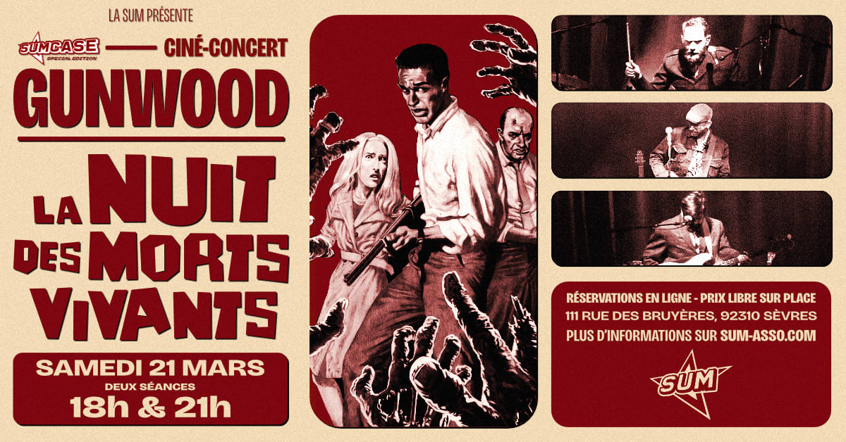 Gunwood - La Nuit Des Morts Vivants // Ciné-Concert Cover